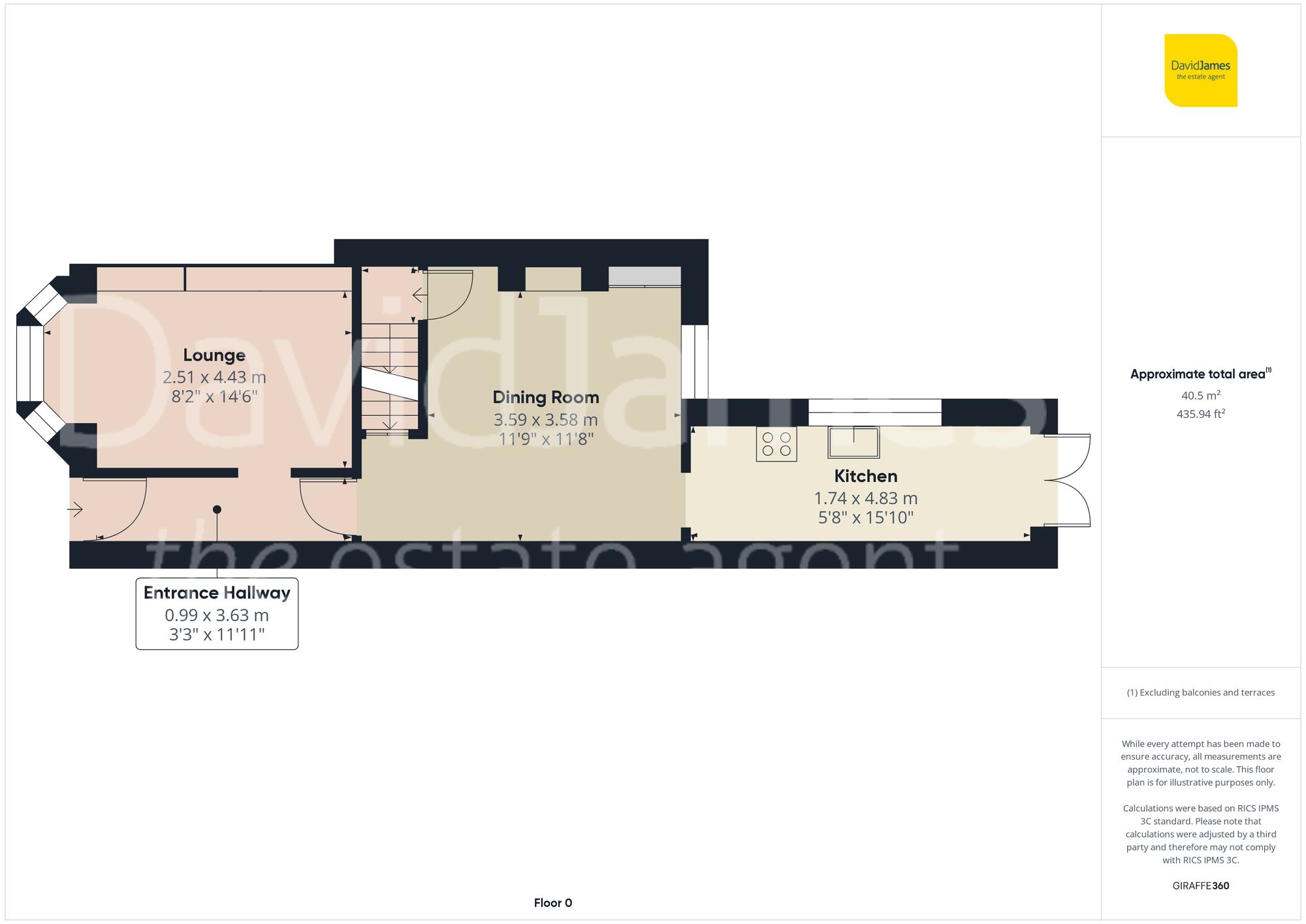 Floorplan for Burnham Street, Sherwood, Nottingham