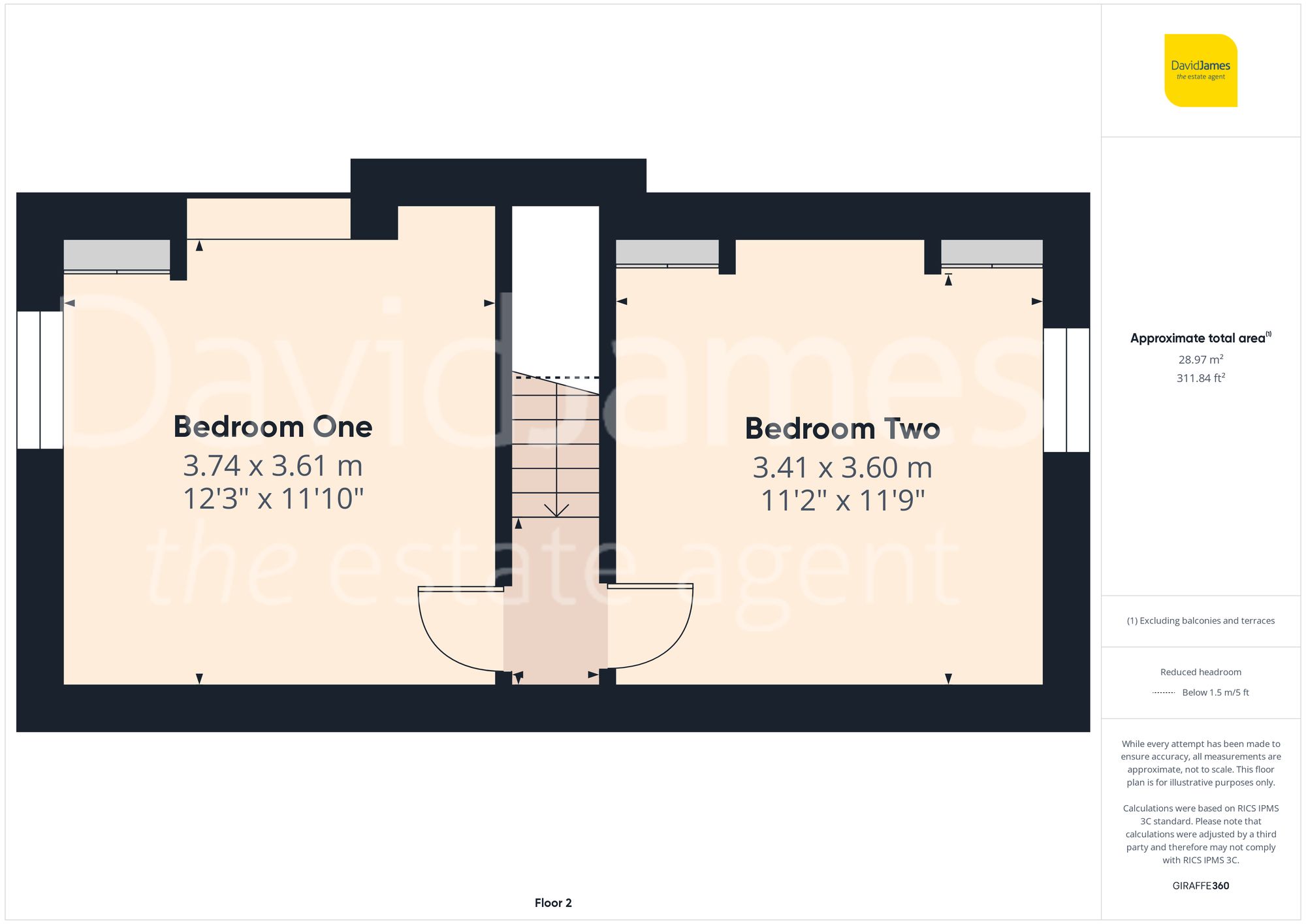 Floorplan for Burnham Street, Sherwood, Nottingham