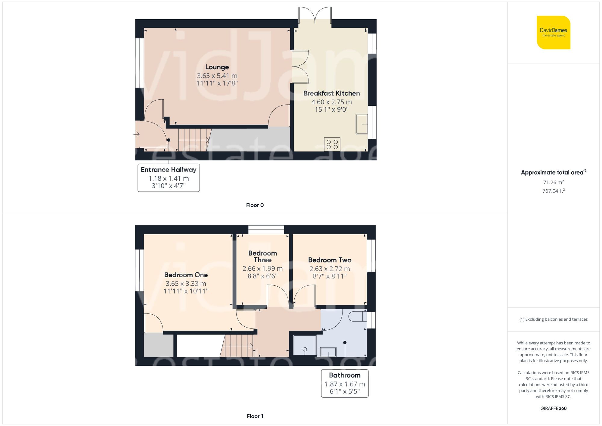Floorplan for Highgate Close, Carlton, Nottingham