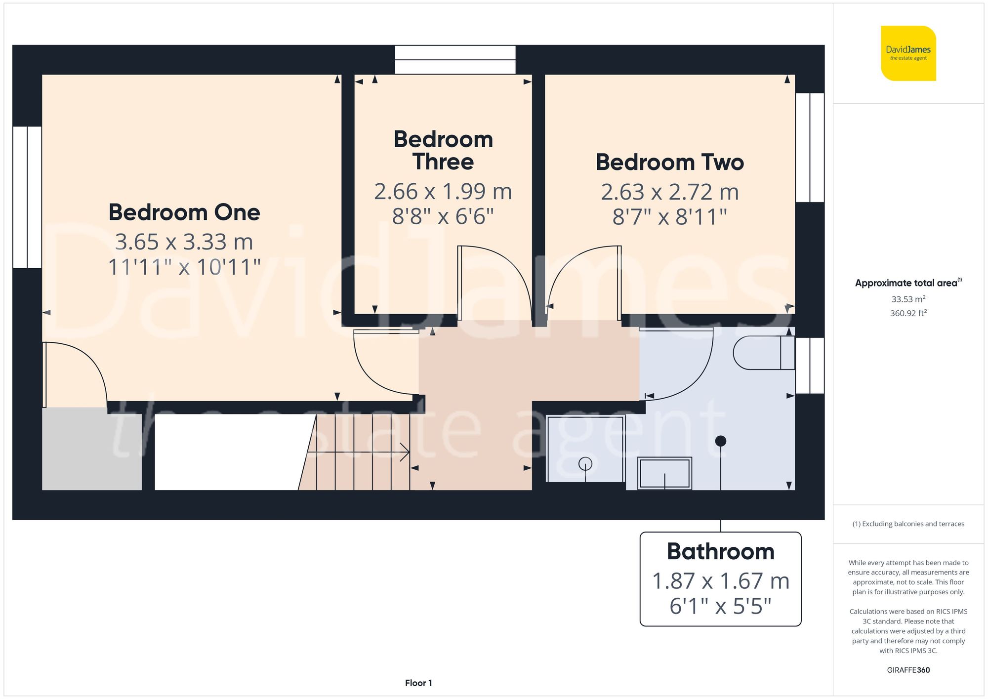 Floorplan for Highgate Close, Carlton, Nottingham