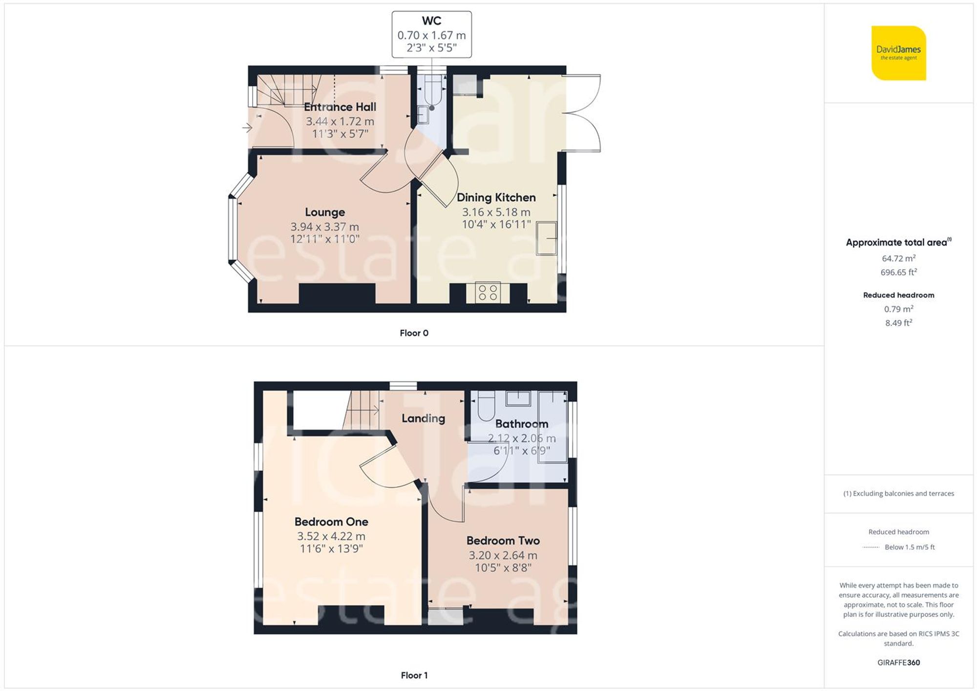 Floorplan for Buxton Avenue, Carlton, Nottingham