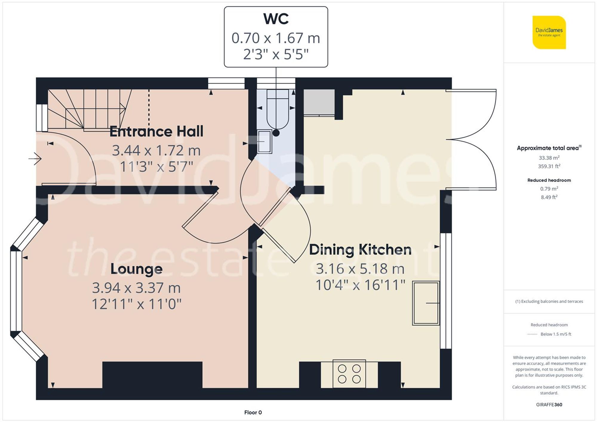 Floorplan for Buxton Avenue, Carlton, Nottingham