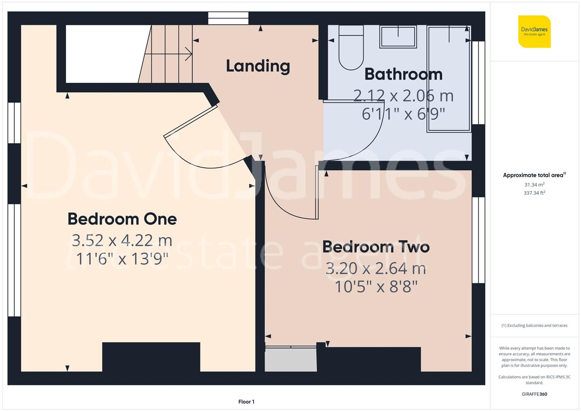 Floorplan for Buxton Avenue, Carlton, Nottingham