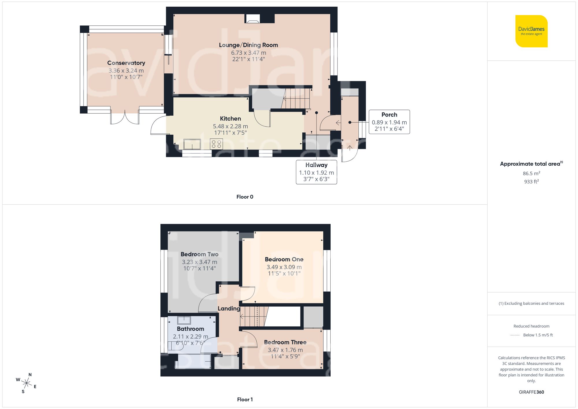 Floorplan for Kelling Close, Bestwood Park, Nottingham