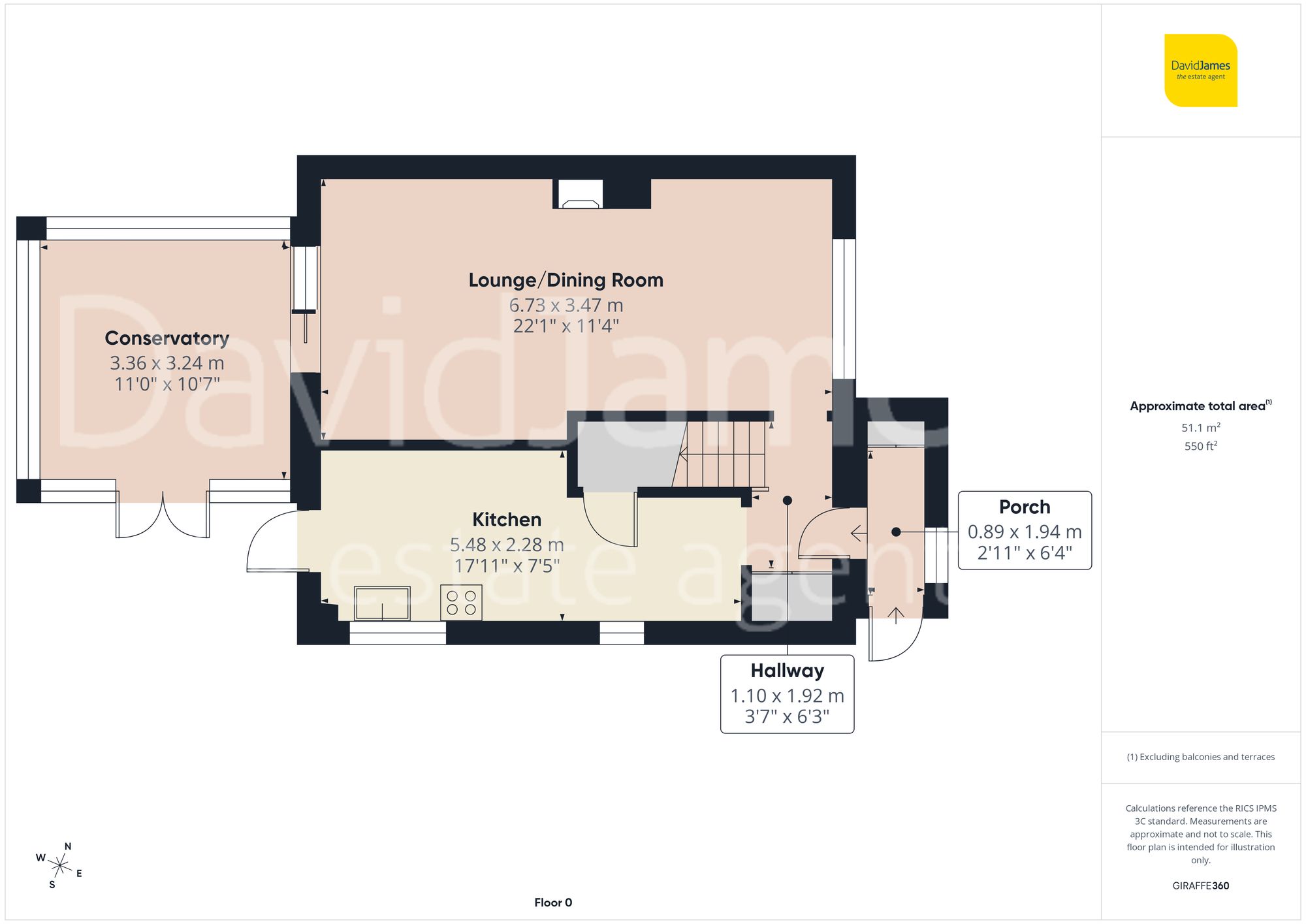 Floorplan for Kelling Close, Bestwood Park, Nottingham