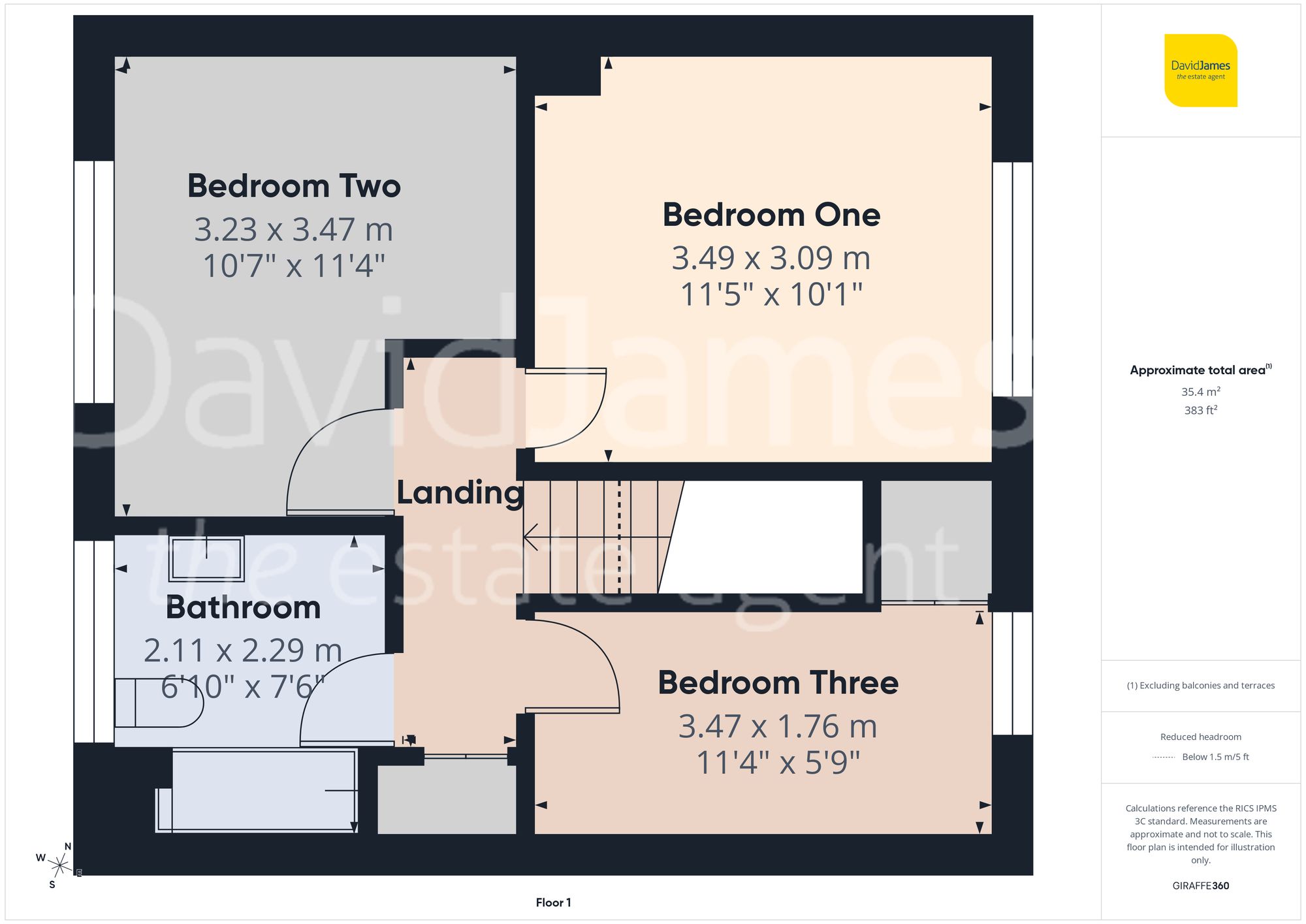 Floorplan for Kelling Close, Bestwood Park, Nottingham