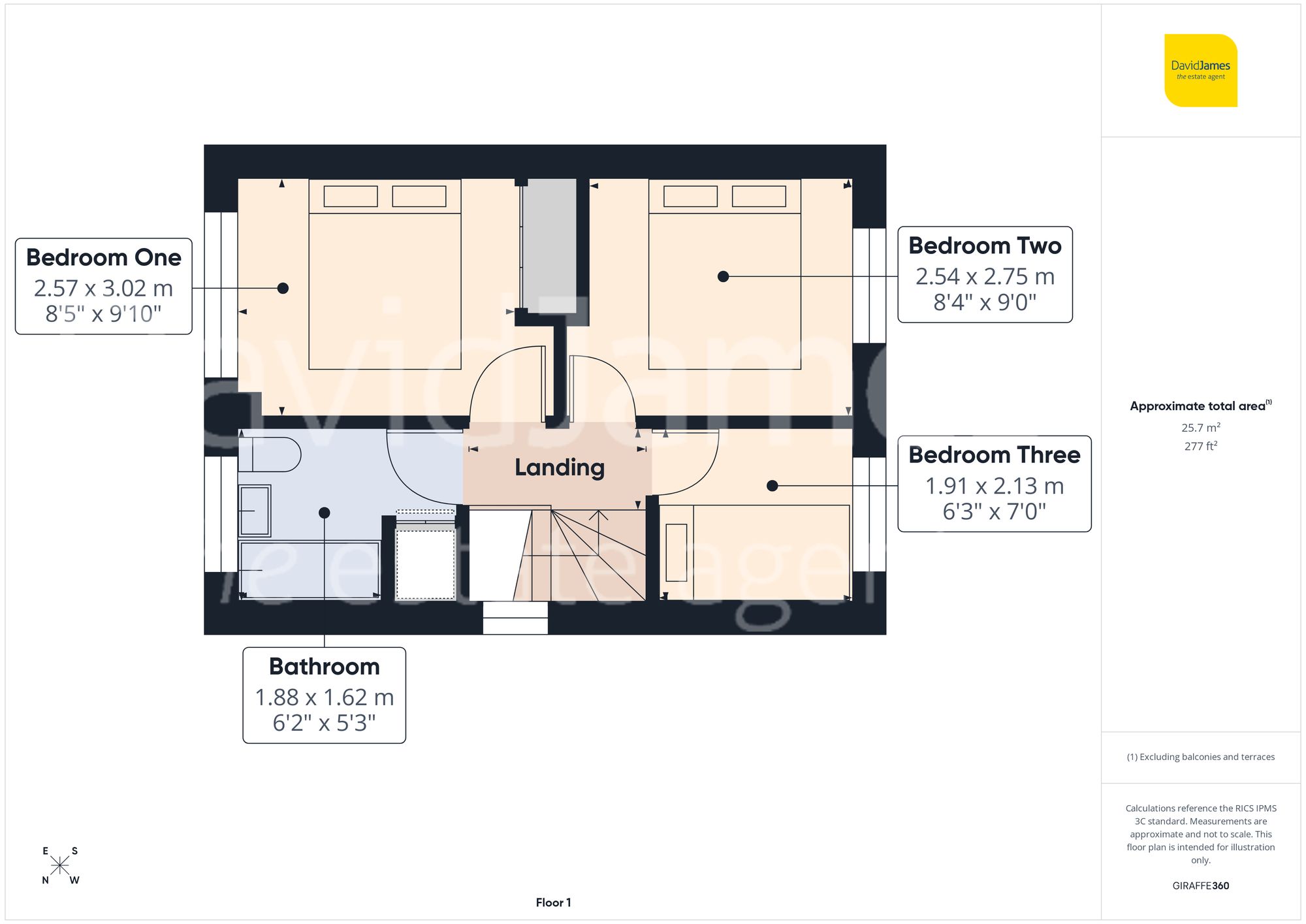 Floorplan for Dylan Thomas Road, Nottingham