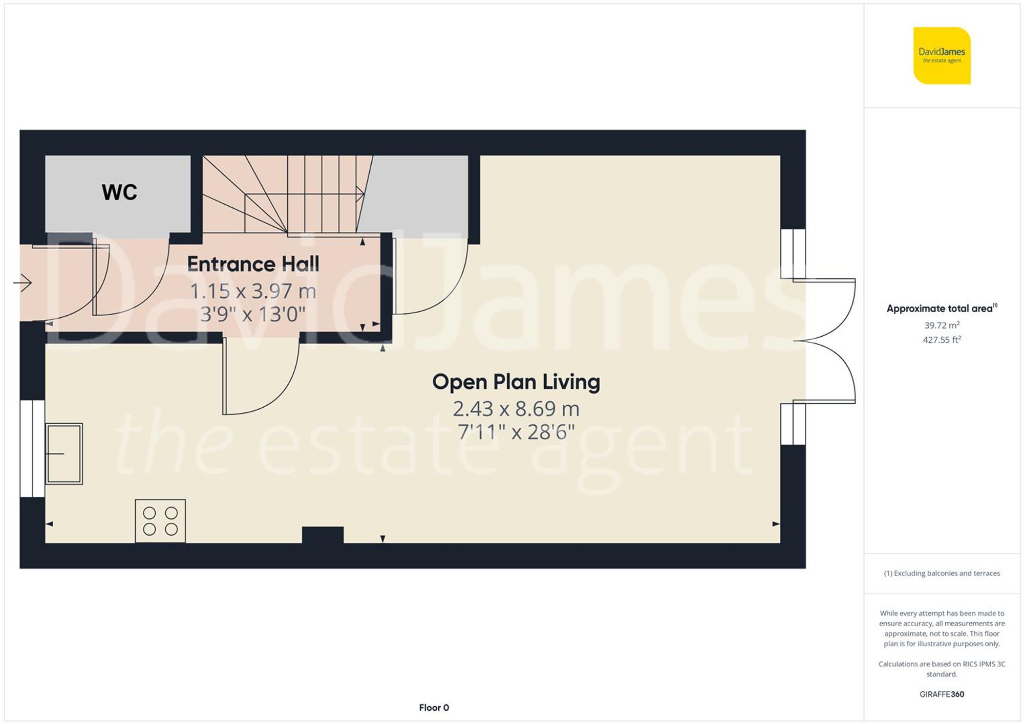 Floorplan for Clementine Drive, Mapperley, Nottingham