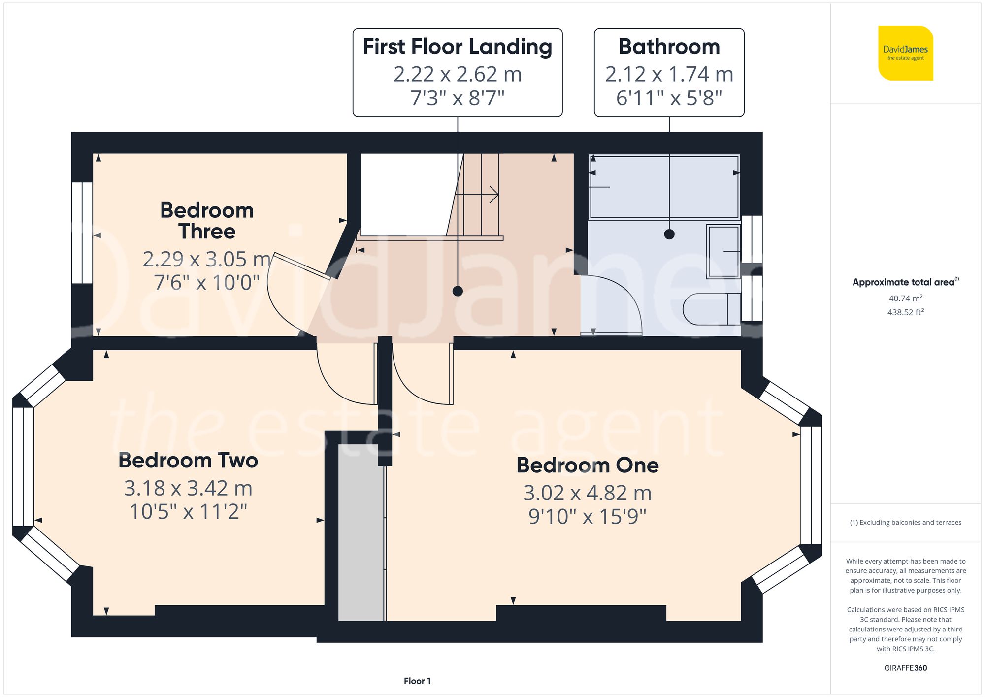 Floorplan for Brooklands Road, Bakersfield, Nottingham