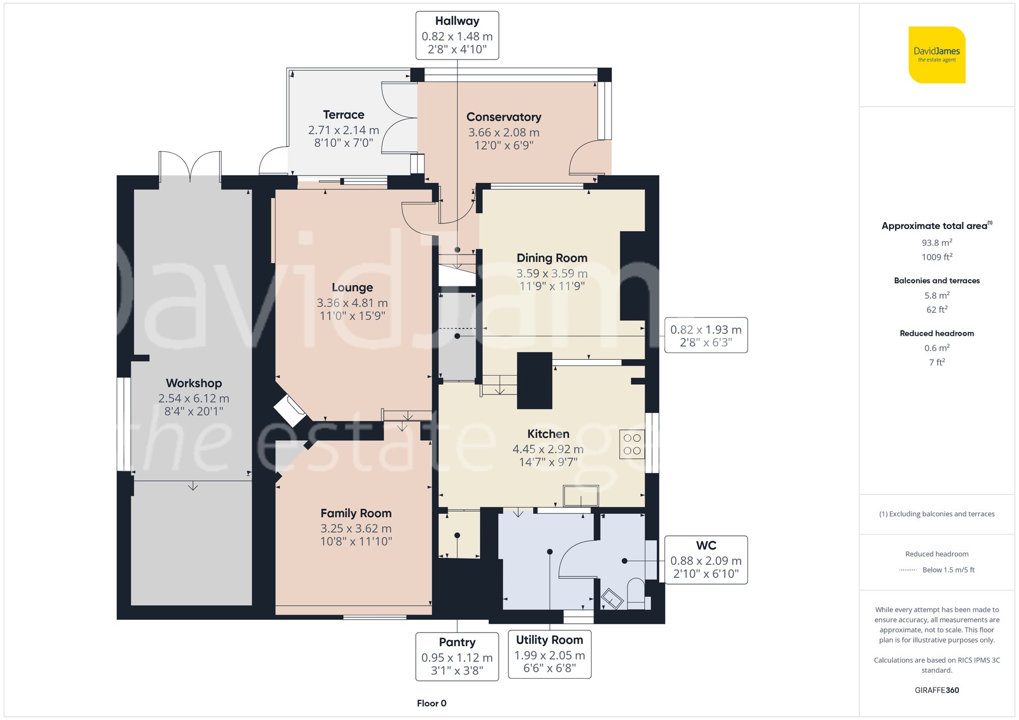 Floorplan for Hillview Road, Carlton, Nottingham