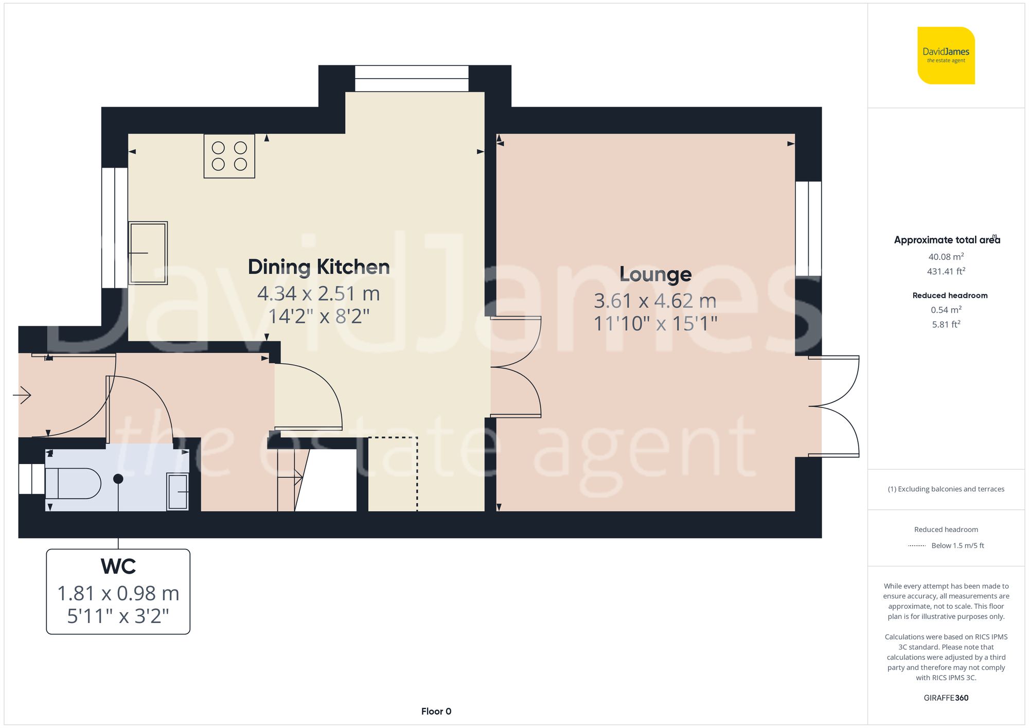 Floorplan for Gleneagles Drive, Arnold, NG5