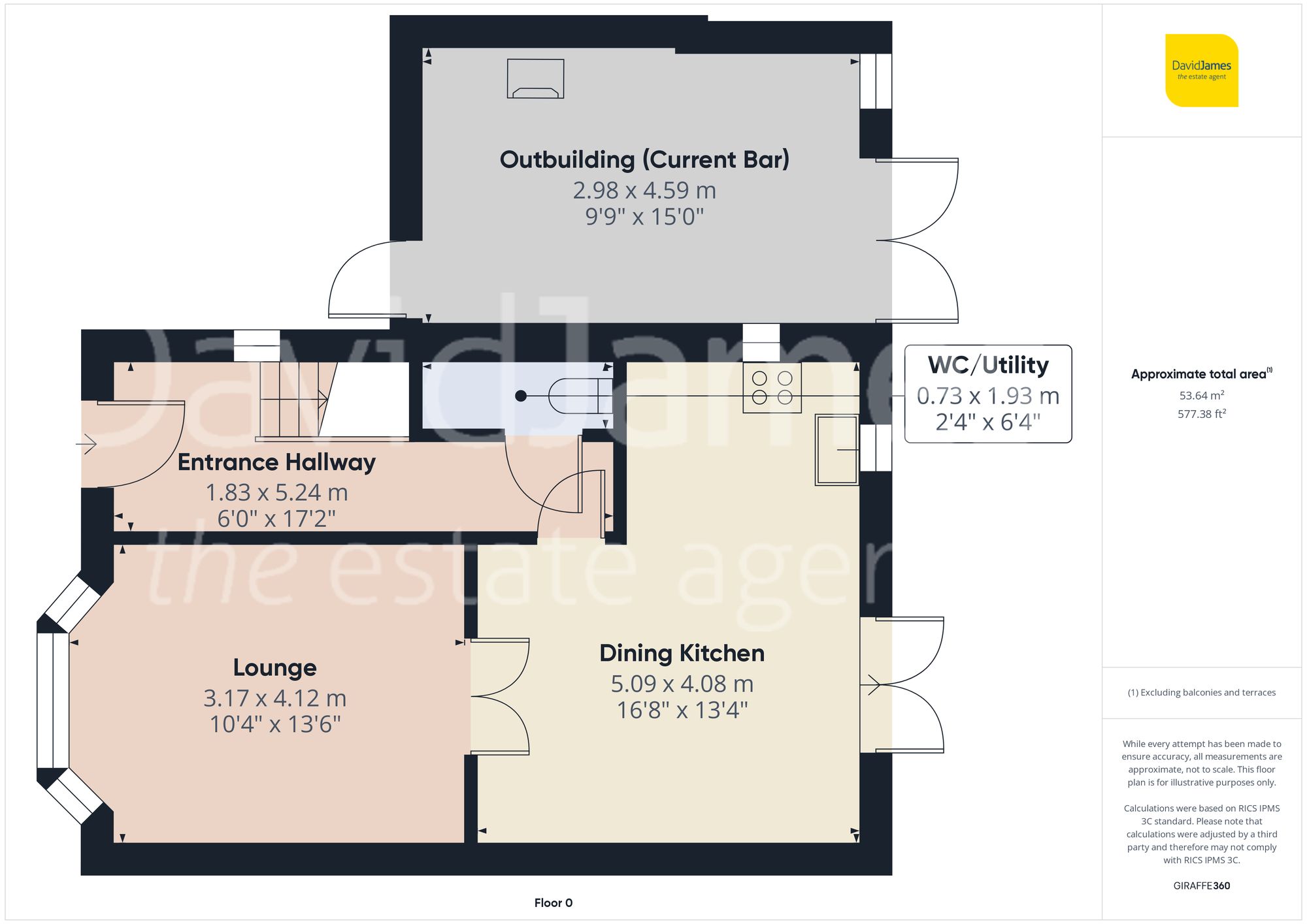 Floorplan for Kirk Road, Mapperley, Nottingham
