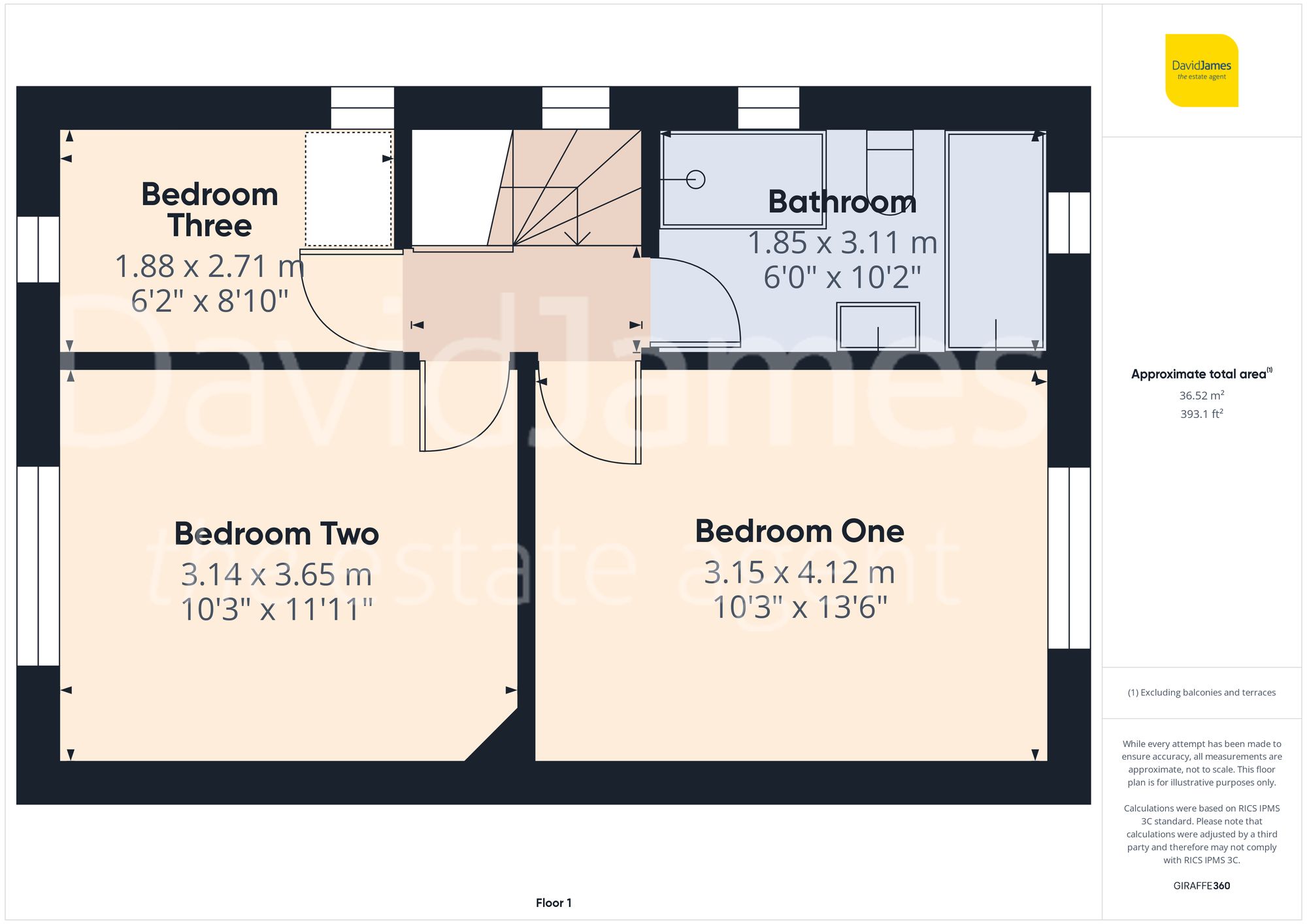 Floorplan for Kirk Road, Mapperley, Nottingham