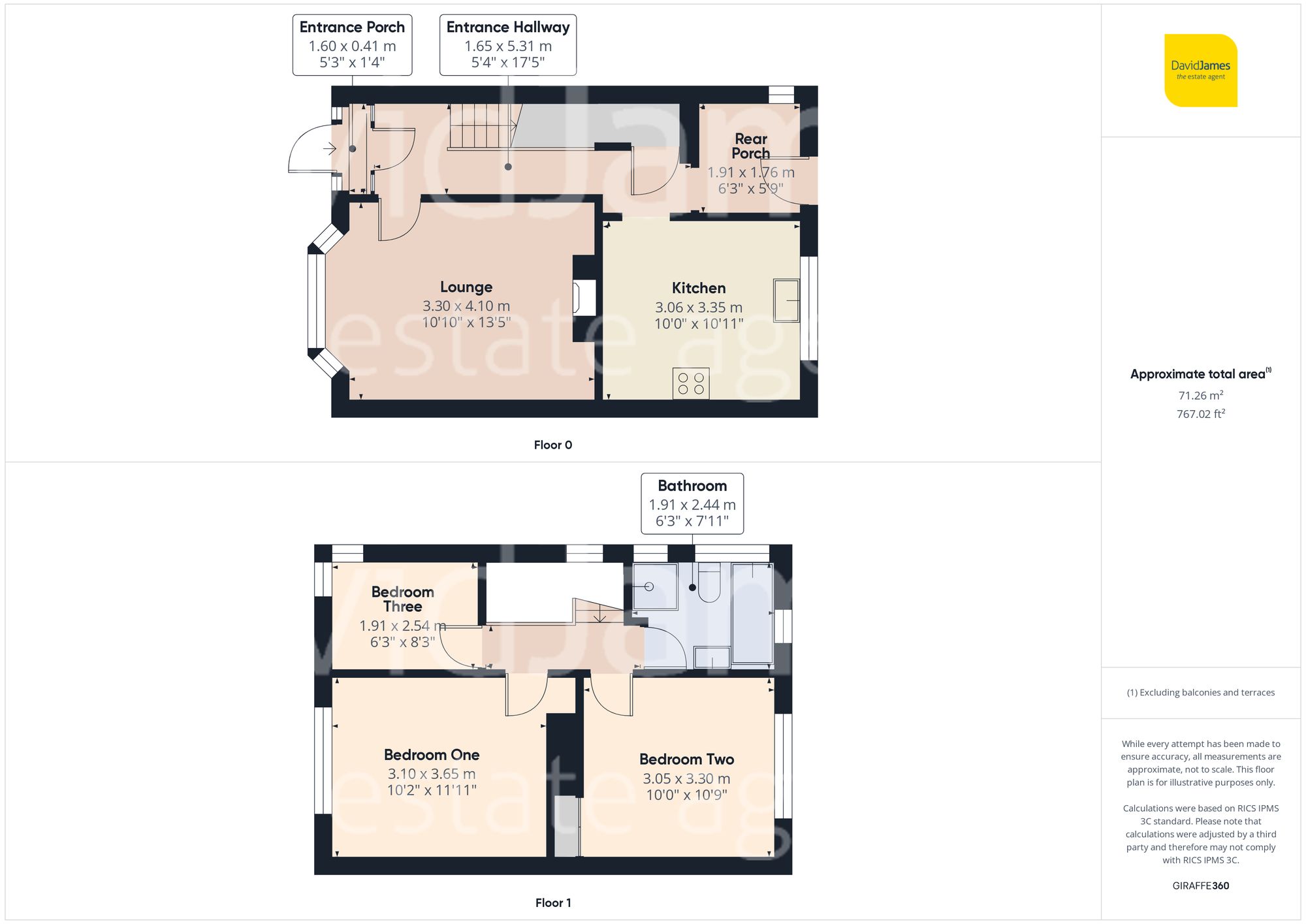 Floorplan for Sandford Road, Mapperley, Nottingham