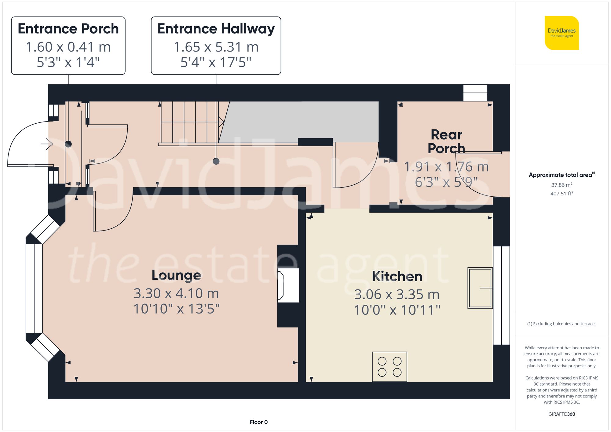 Floorplan for Sandford Road, Mapperley, Nottingham