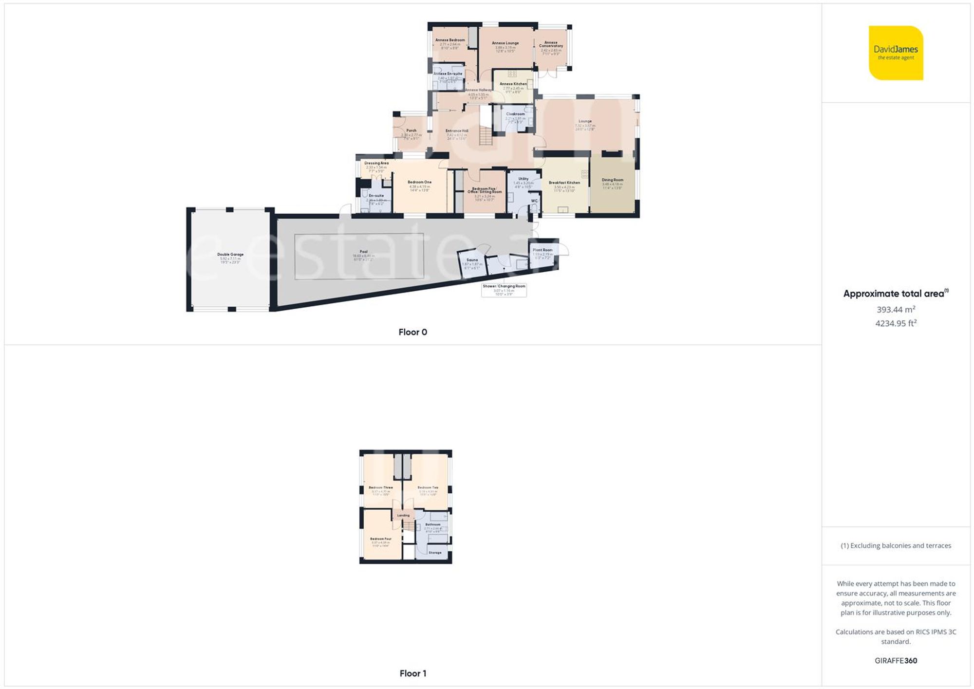 Floorplan for The Meadows, Woodborough, Nottingham