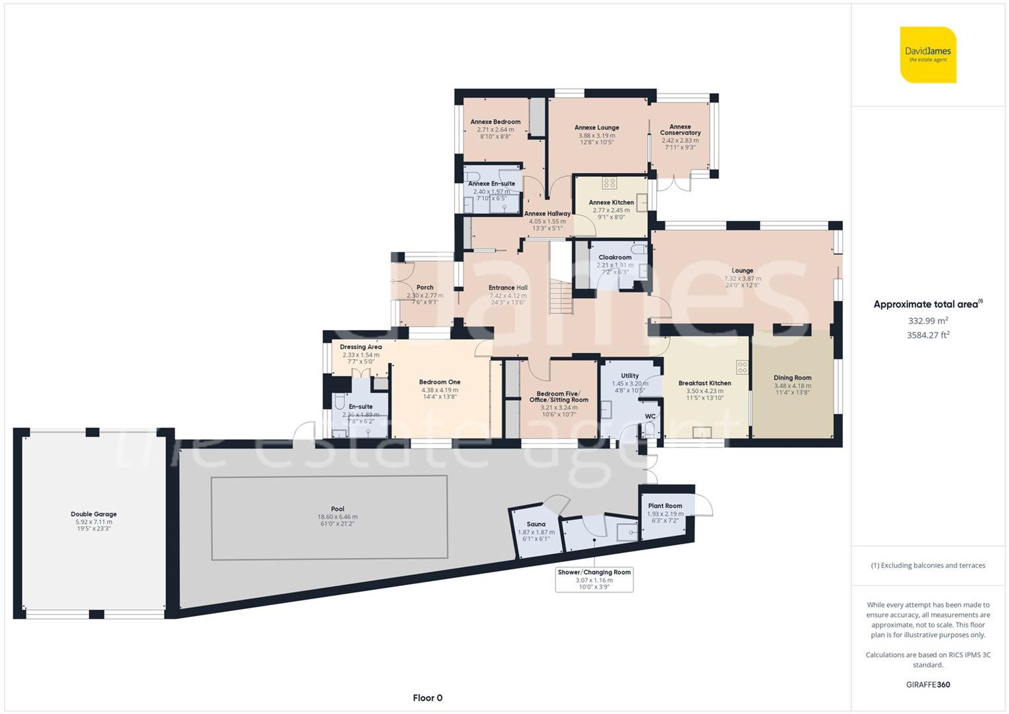 Floorplan for The Meadows, Woodborough, Nottingham