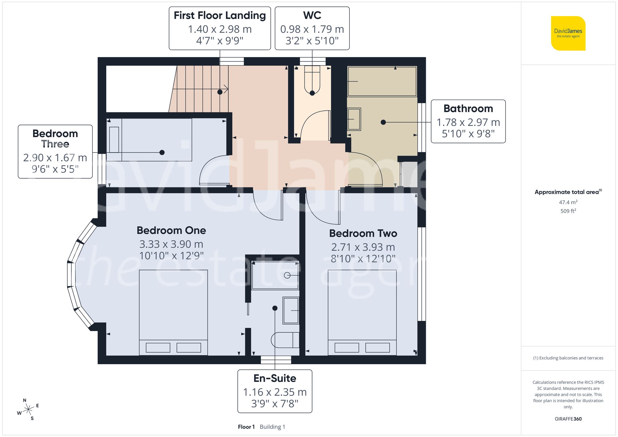 Floorplan for Ernest Road, Carlton, Nottingham