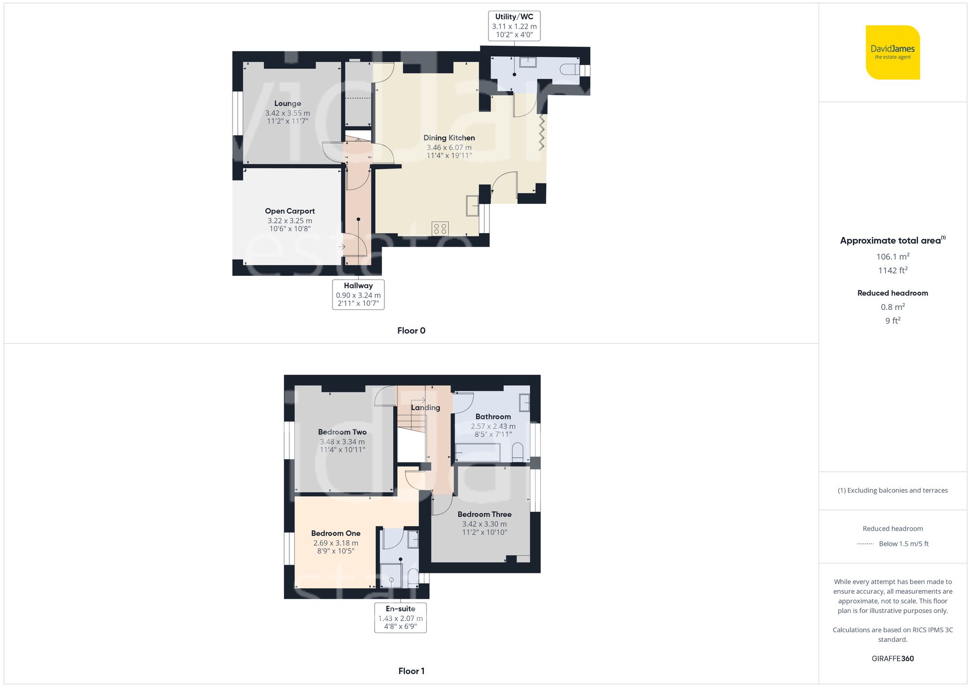 Floorplan for Forester Grove, Carlton, Nottingham