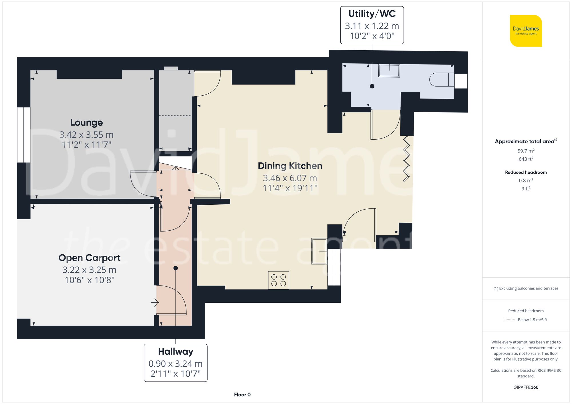 Floorplan for Forester Grove, Carlton, Nottingham