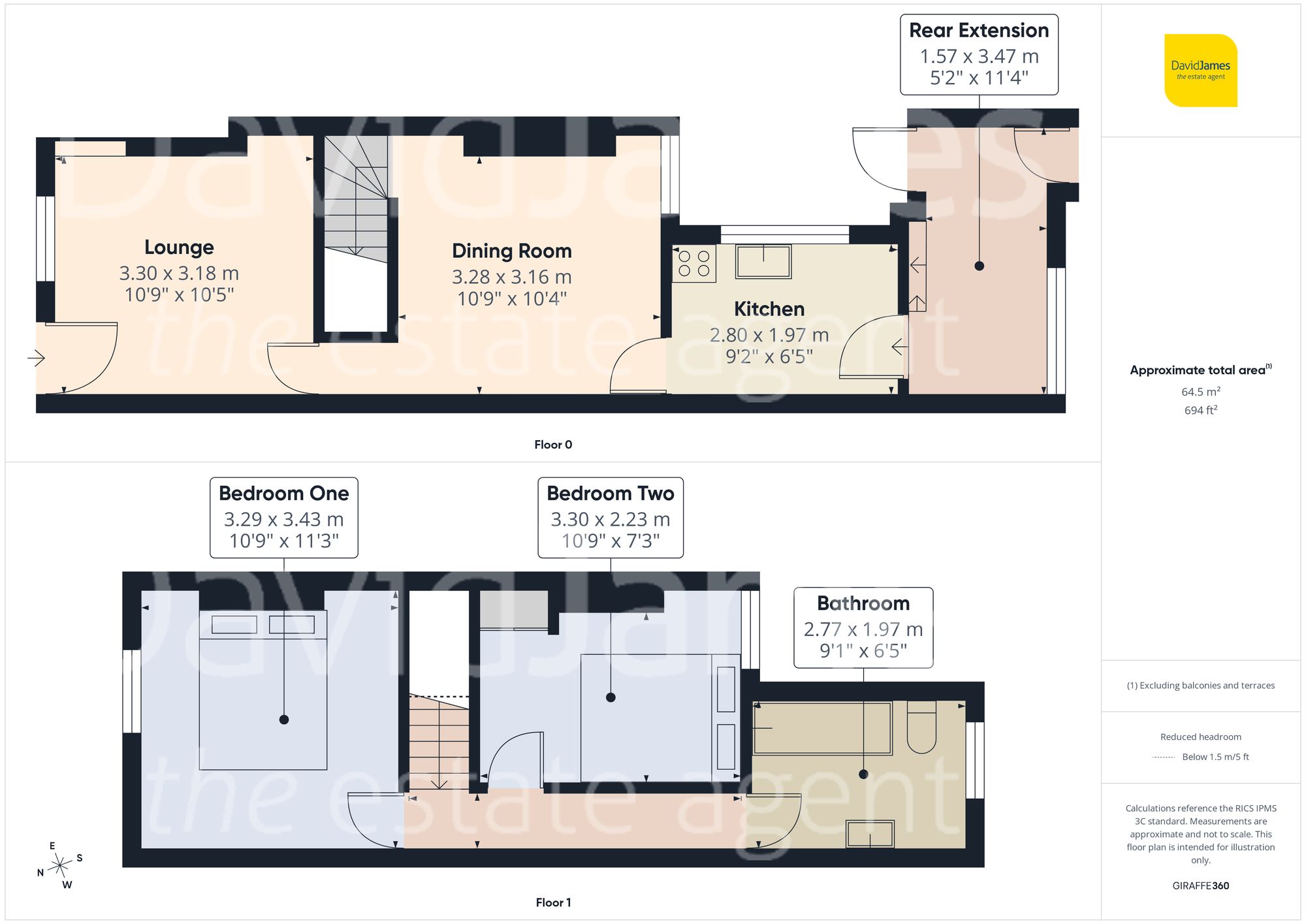 Floorplan for Staples Street, Mapperley, Nottingham