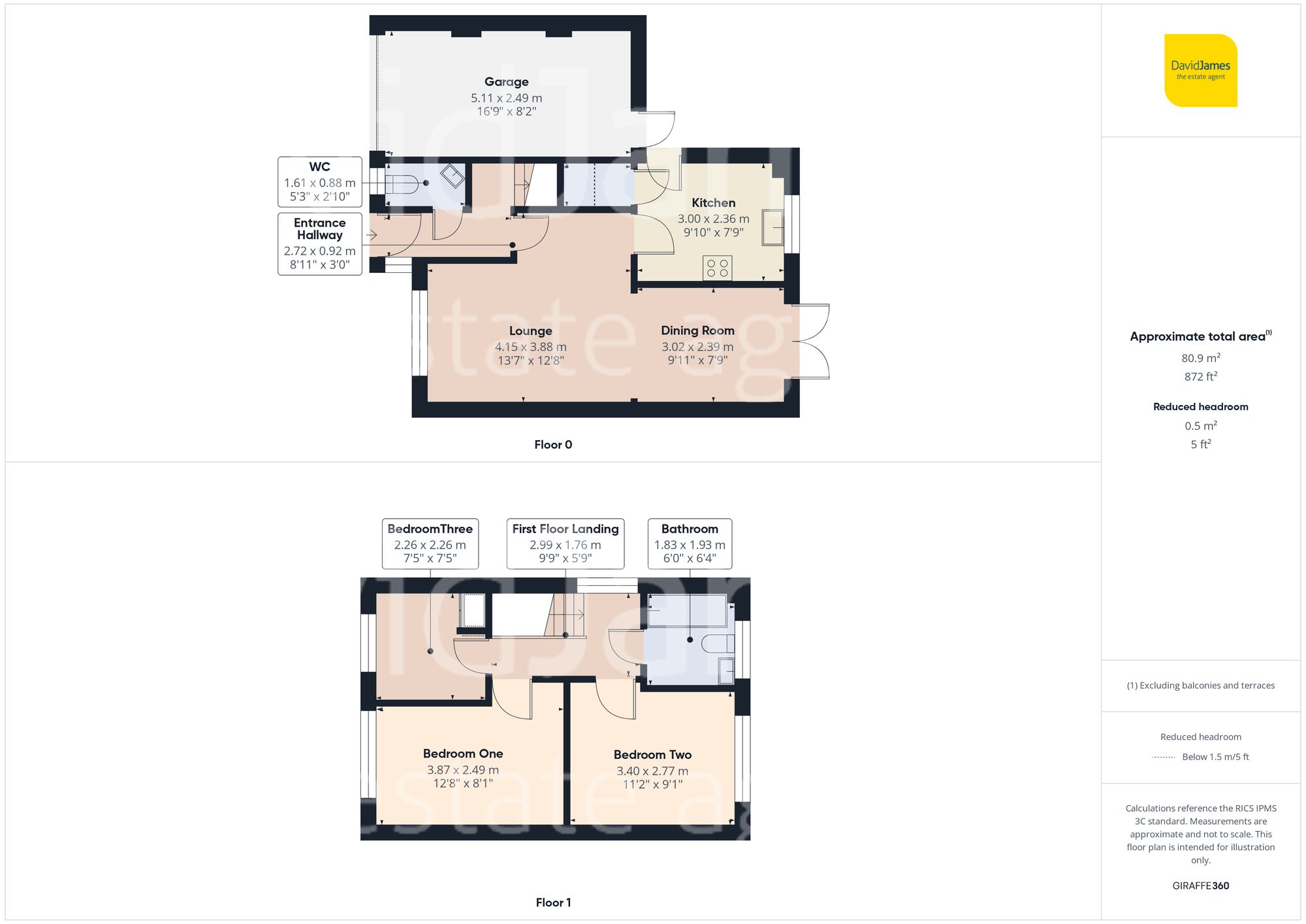 Floorplan for Folkton Gardens, Mapperley, Nottingham