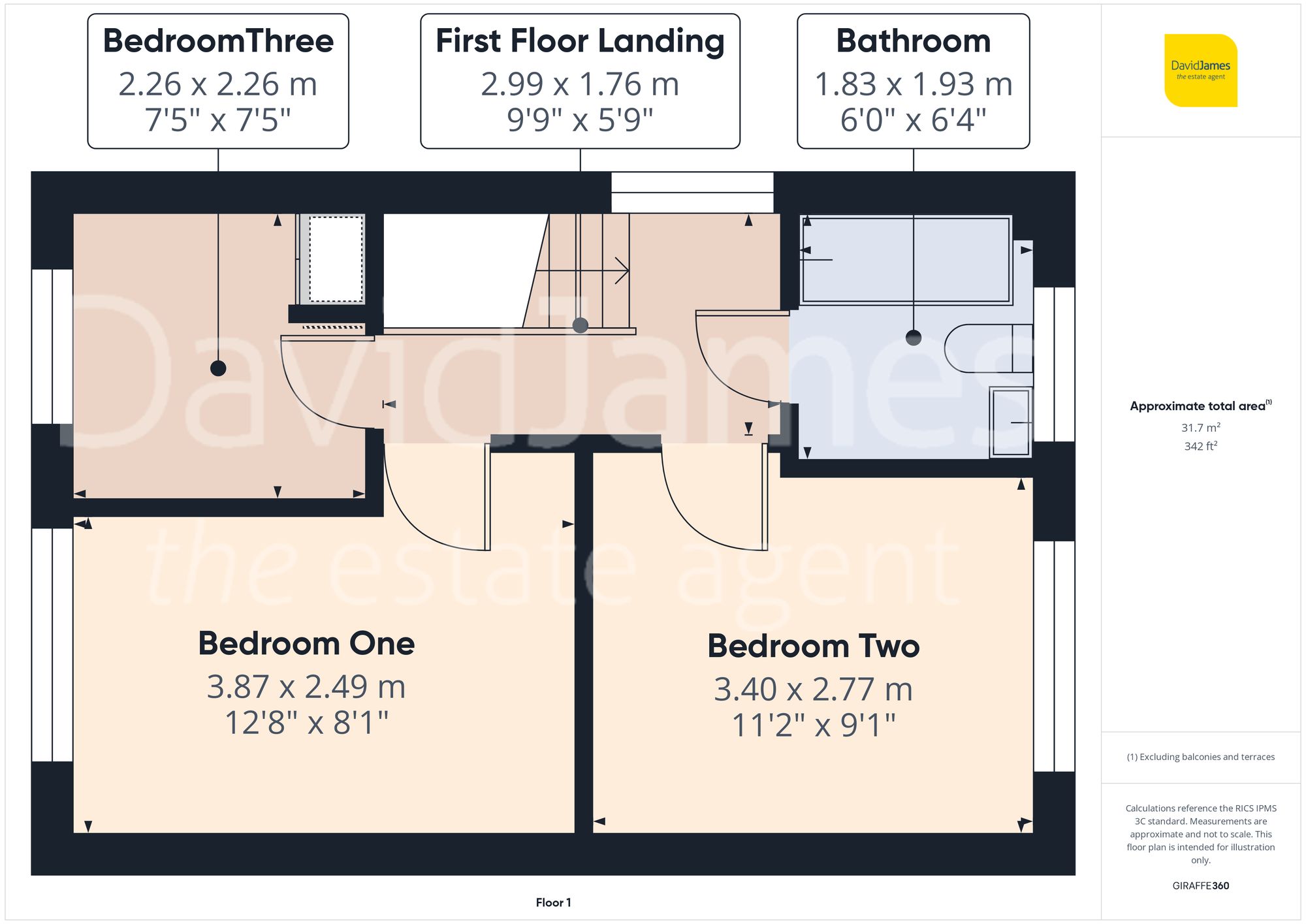 Floorplan for Folkton Gardens, Mapperley, Nottingham