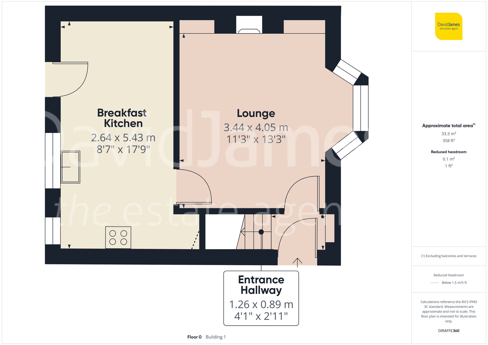 Floorplan for Hereford Road, Nottingham