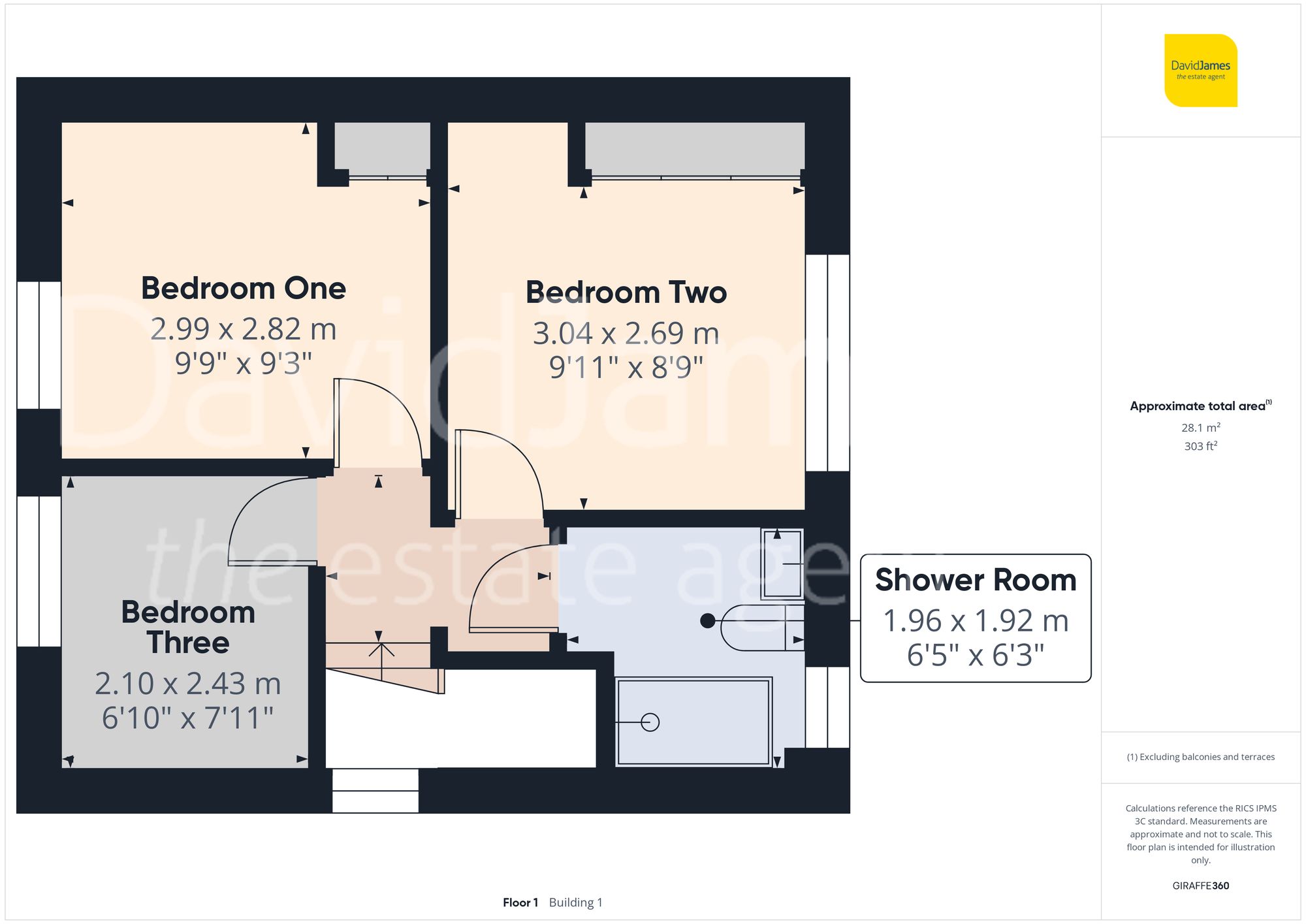 Floorplan for Hereford Road, Nottingham