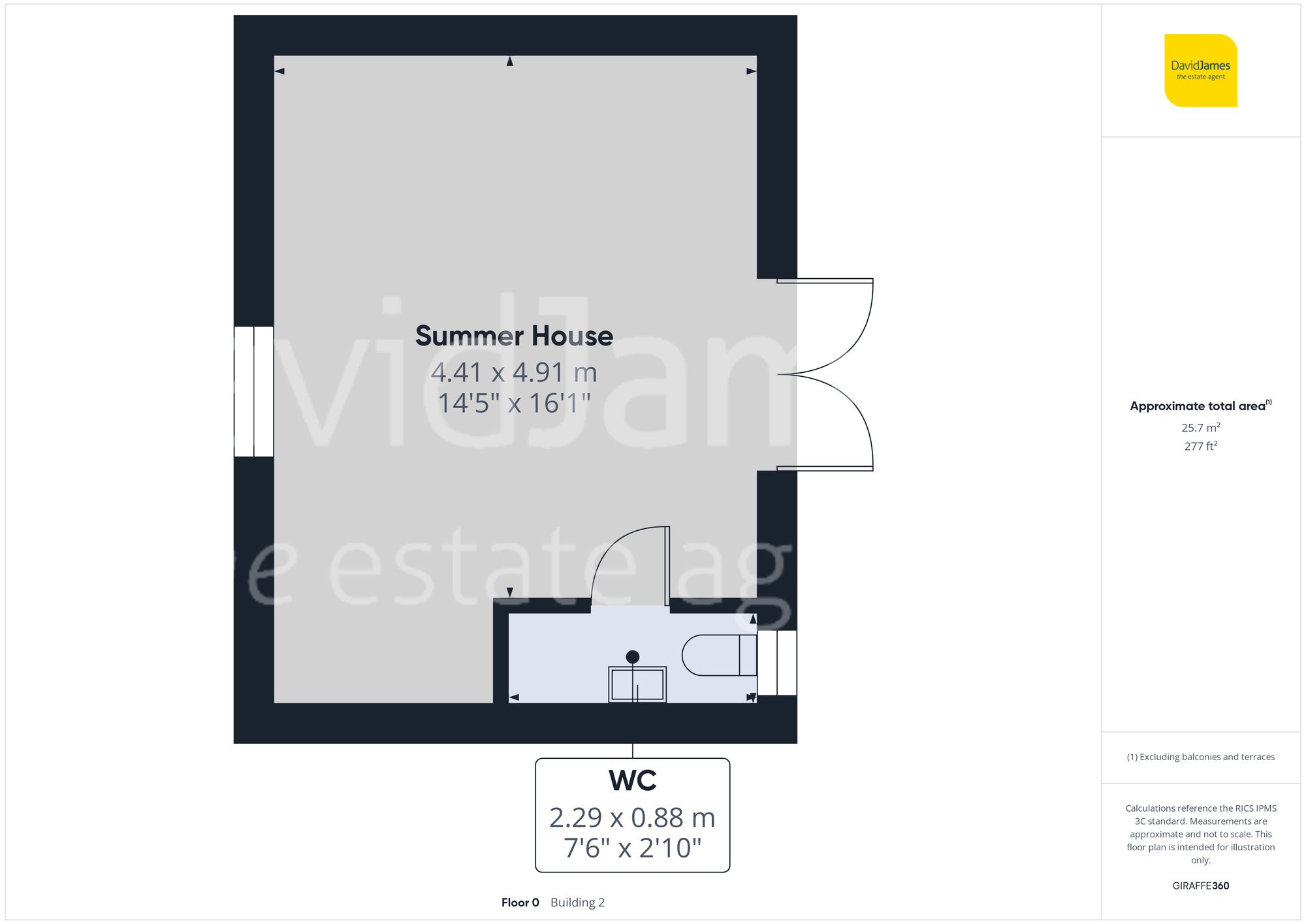 Floorplan for Hereford Road, Nottingham