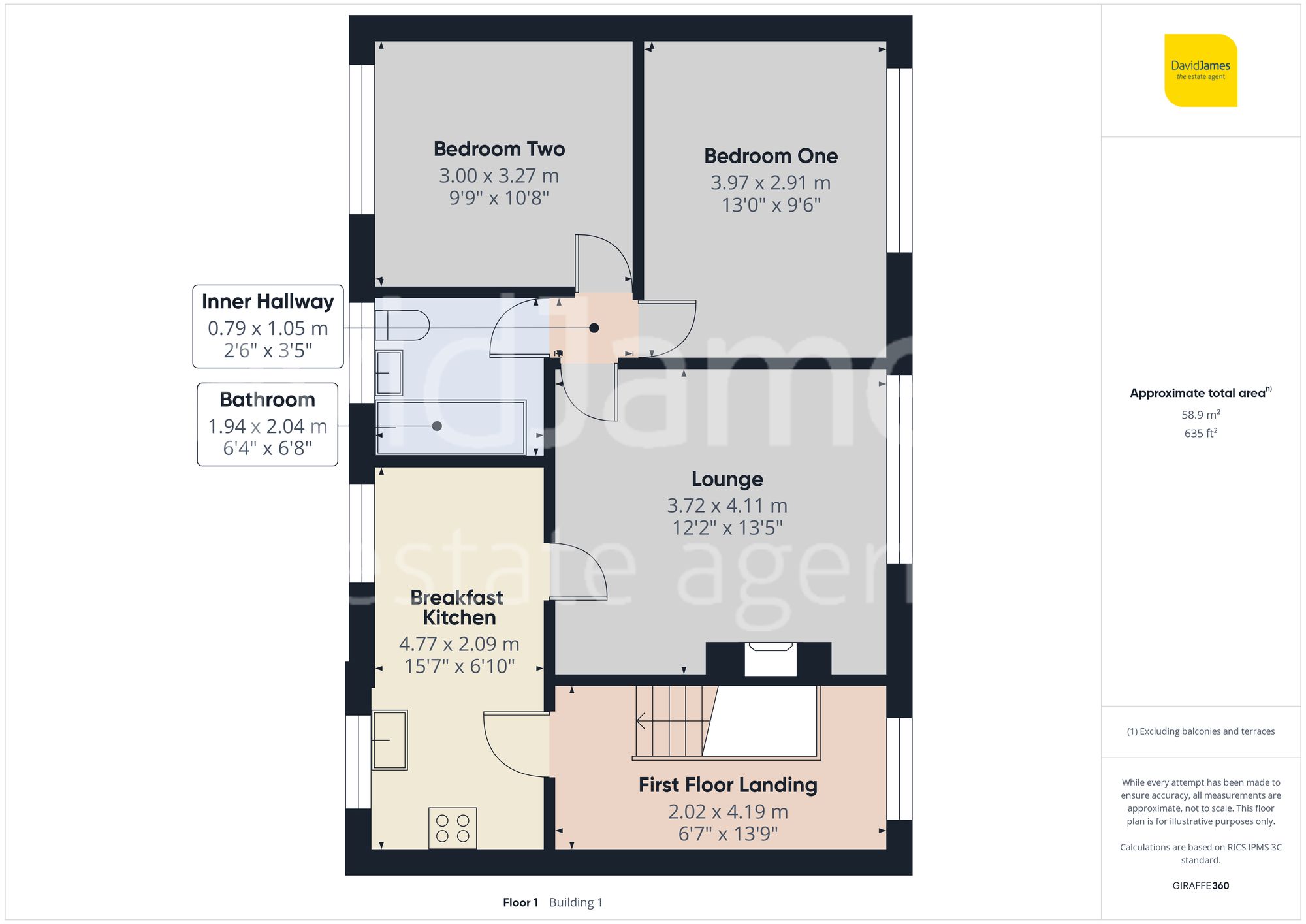 Floorplan for Westdale Court, Carlton, Nottingham