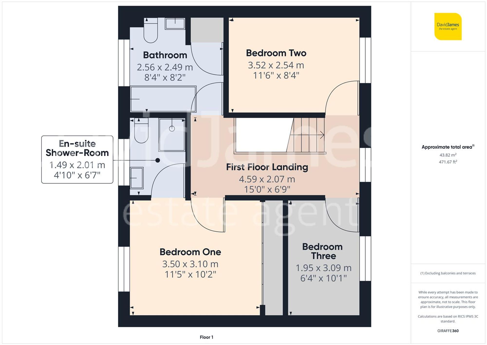 Floorplan for Clementine Drive, Mapperley, Nottingham
