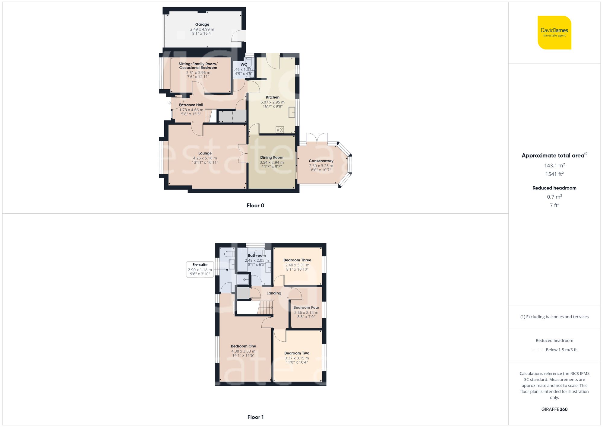 Floorplan for Conisbrough Avenue, Gedling, Nottingham