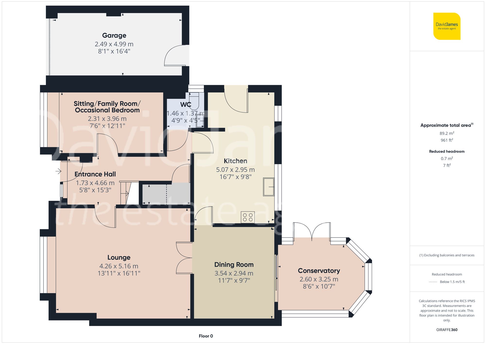 Floorplan for Conisbrough Avenue, Gedling, Nottingham