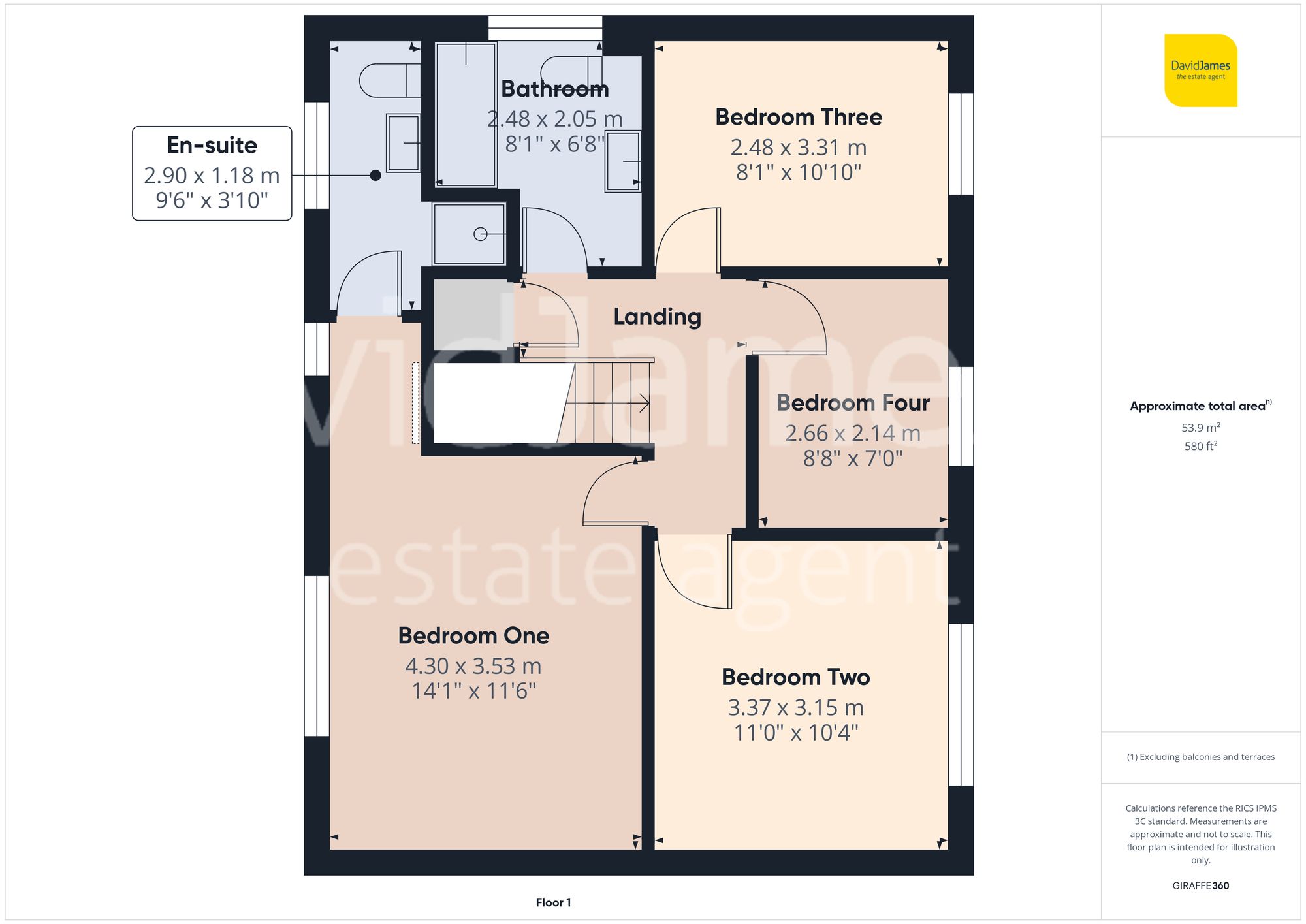 Floorplan for Conisbrough Avenue, Gedling, Nottingham