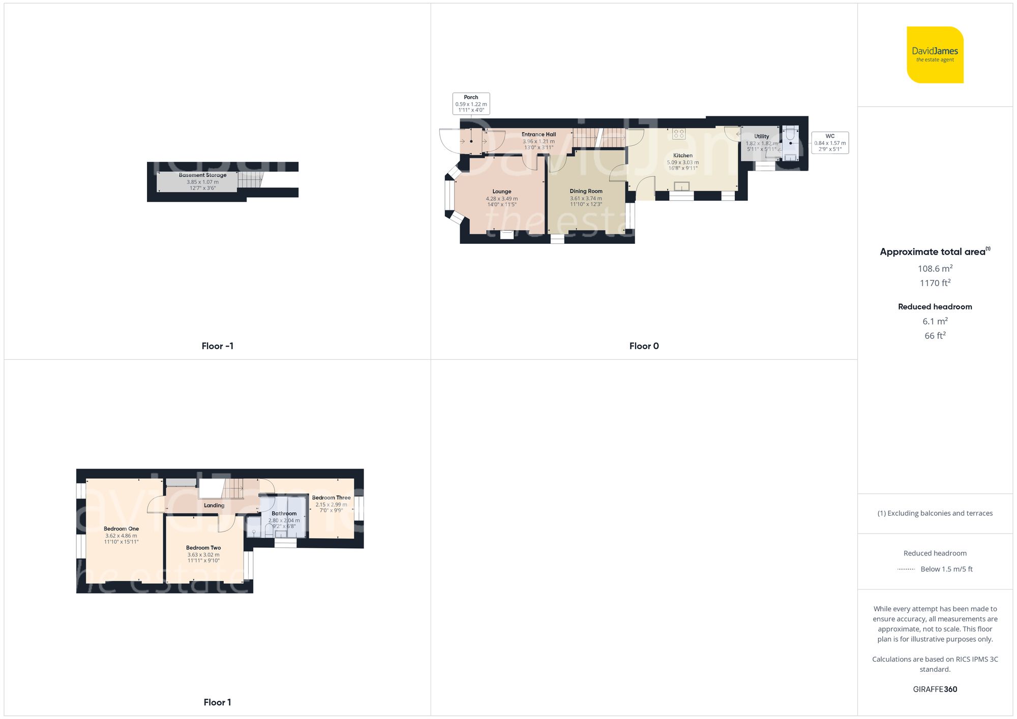 Floorplan for Coppice Road, Arnold, Nottingham