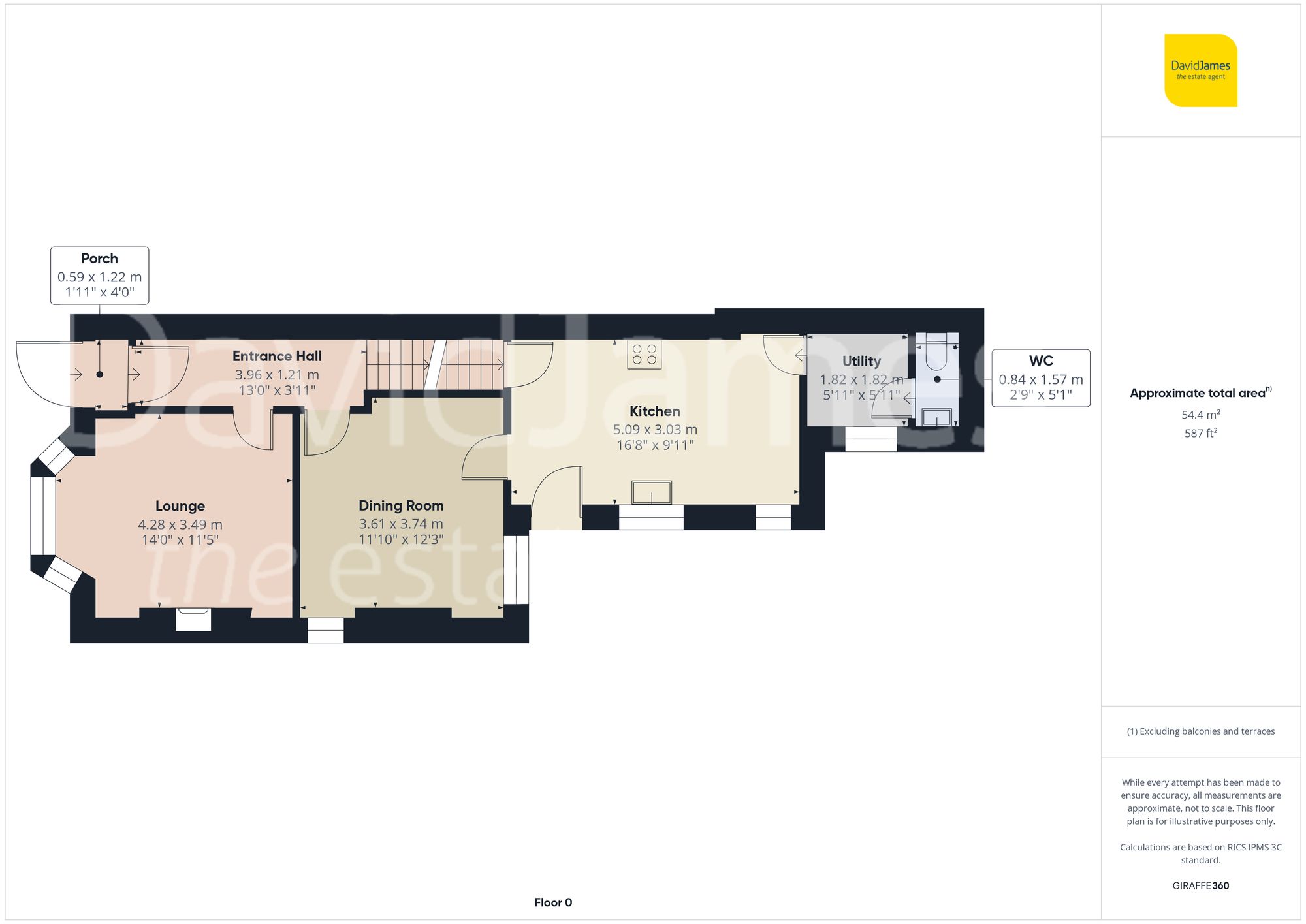 Floorplan for Coppice Road, Arnold, Nottingham