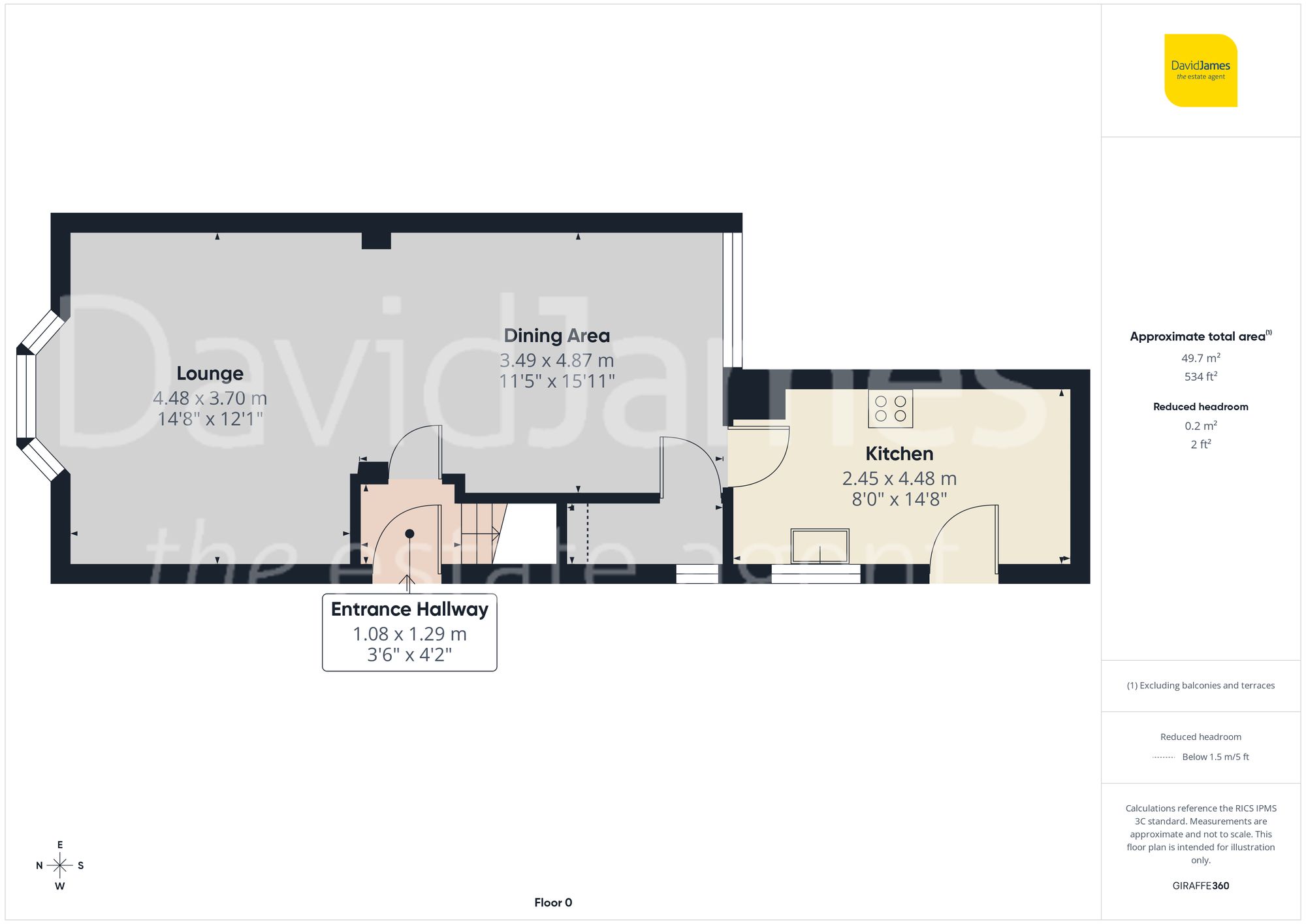 Floorplan for Oakdale Road, Nottingham