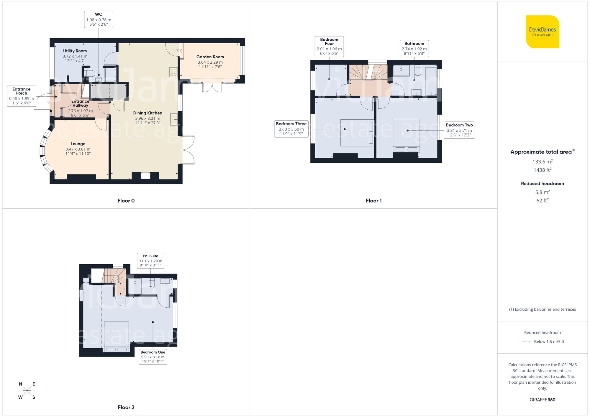 Floorplan for Hilton Road, Mapperley, Nottingham