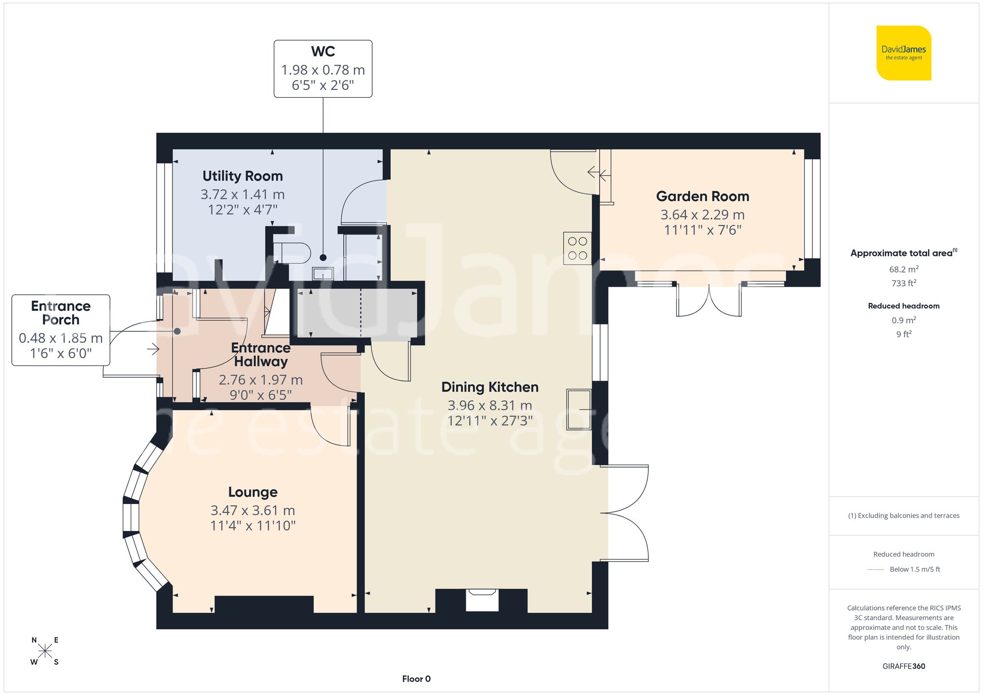 Floorplan for Hilton Road, Mapperley, Nottingham