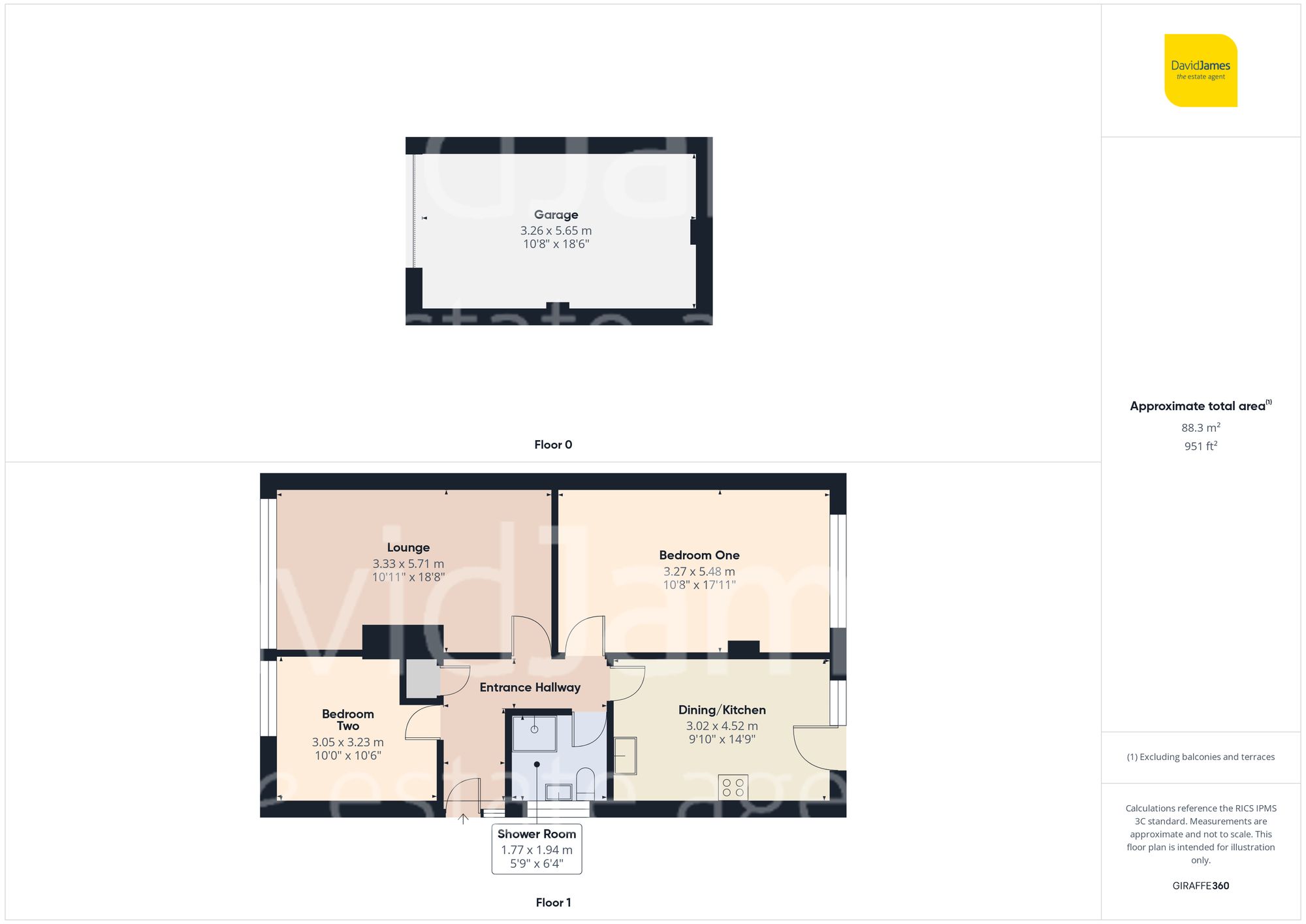 Floorplan for Gardenia Grove, Mapperley, Nottingham