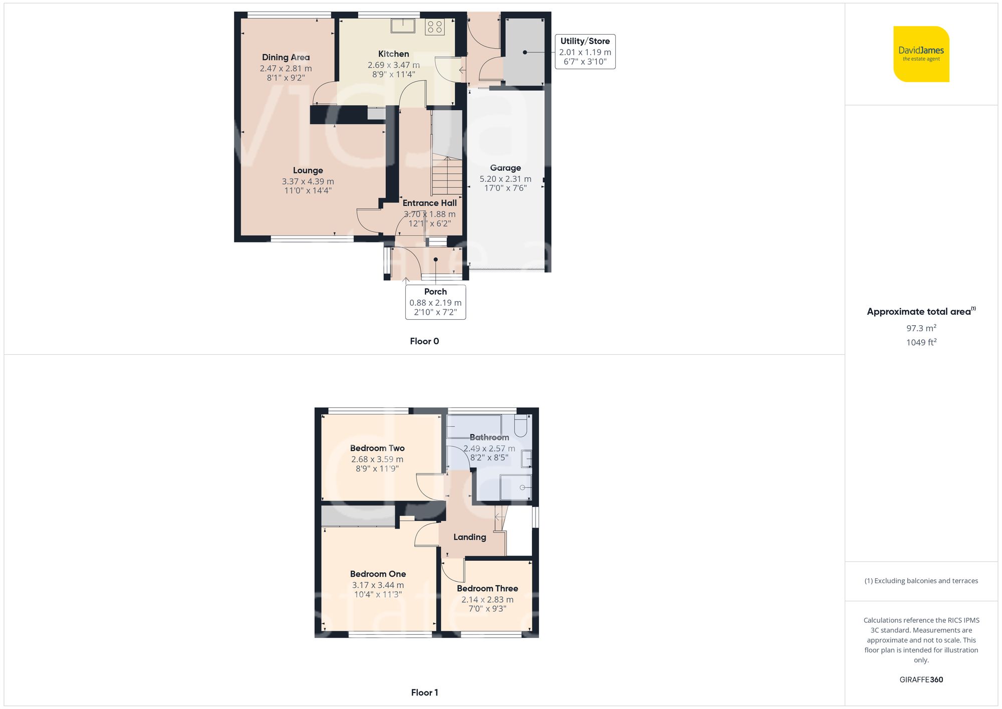 Floorplan for Somersby Road, Woodthorpe, Nottingham