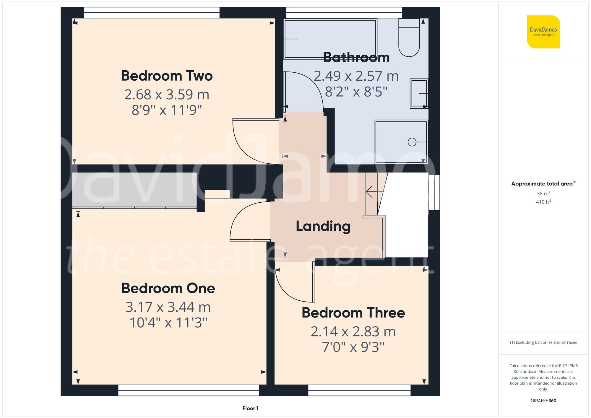Floorplan for Somersby Road, Woodthorpe, Nottingham