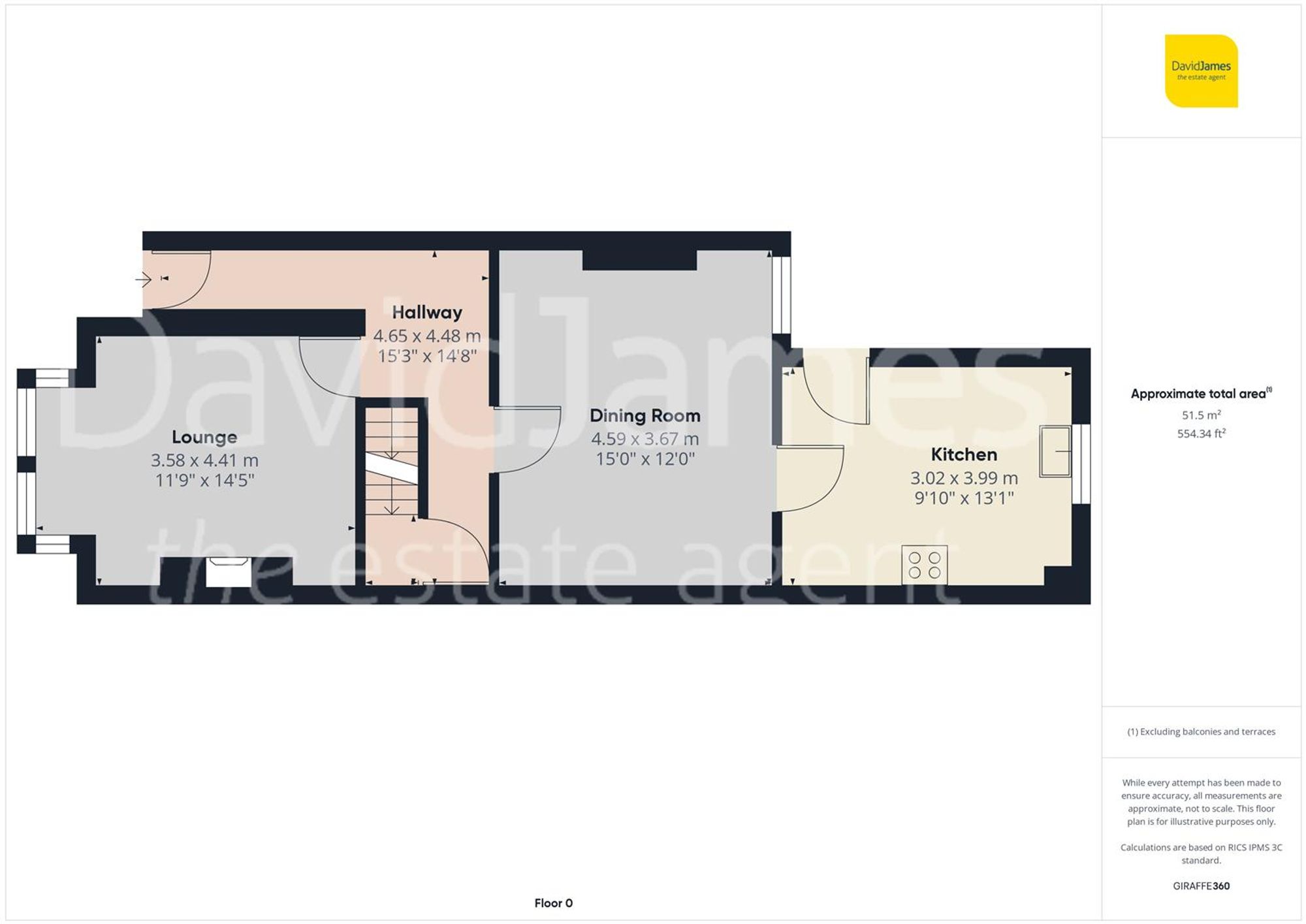 Floorplan for Waldeck Road, Carrington, Nottingham