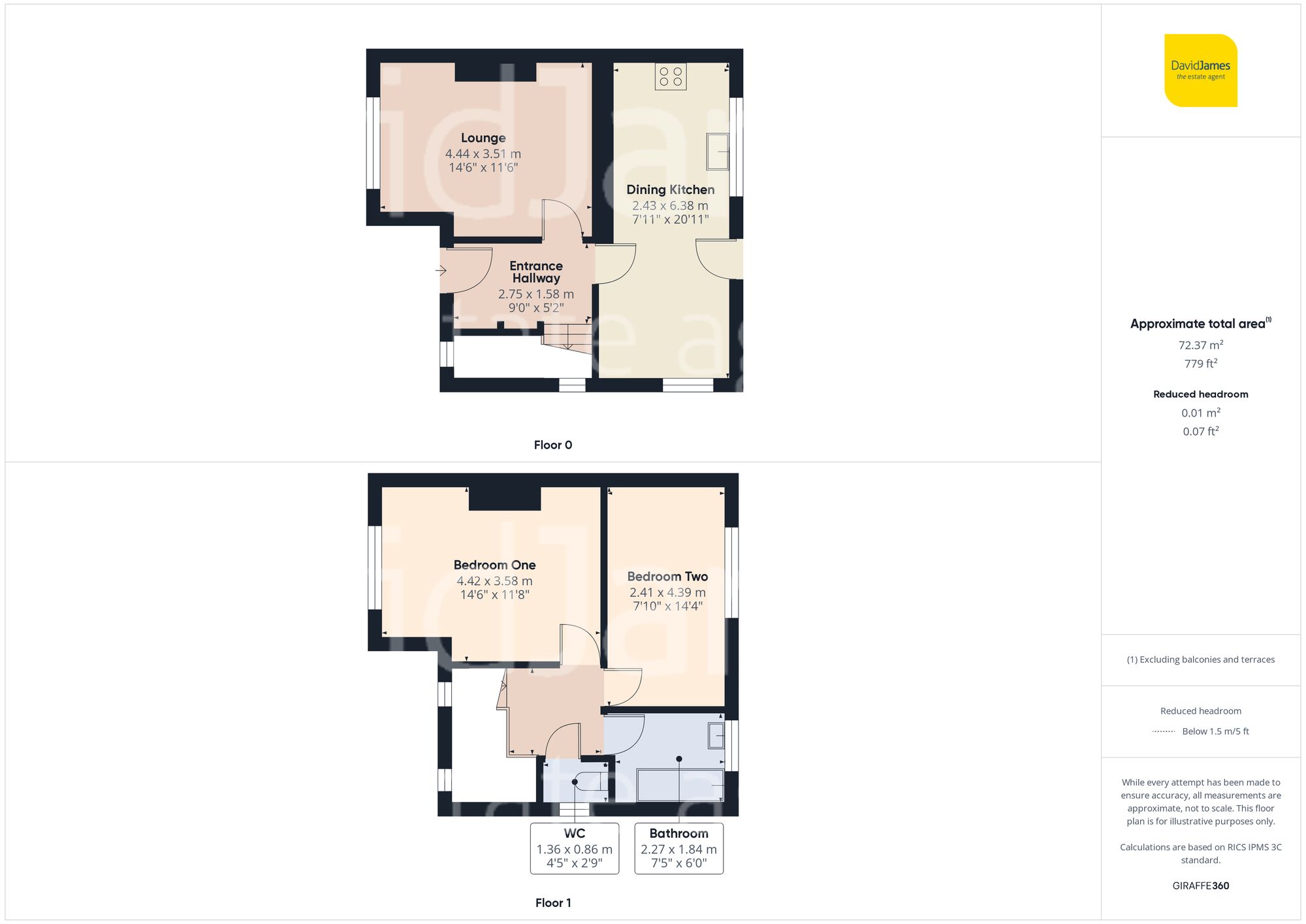 Floorplan for Fraser Road, Carlton, Nottingham