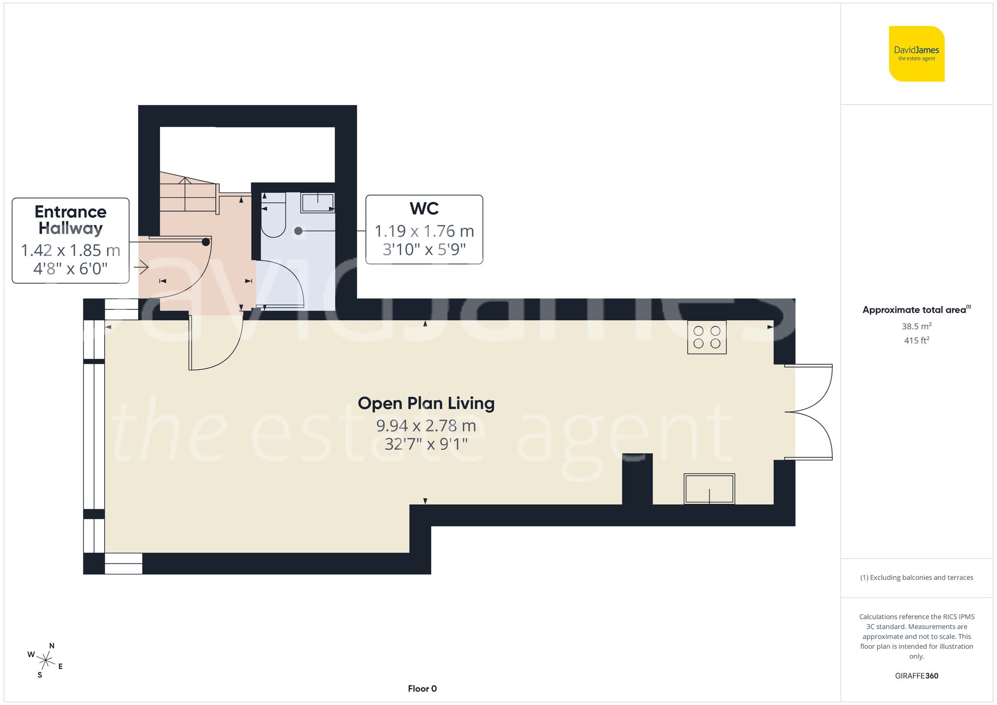 Floorplan for Edwards Lane, Nottingham