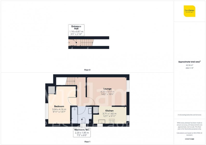 Floorplan for Brookdale Court, Sherwood Dales, Nottingham