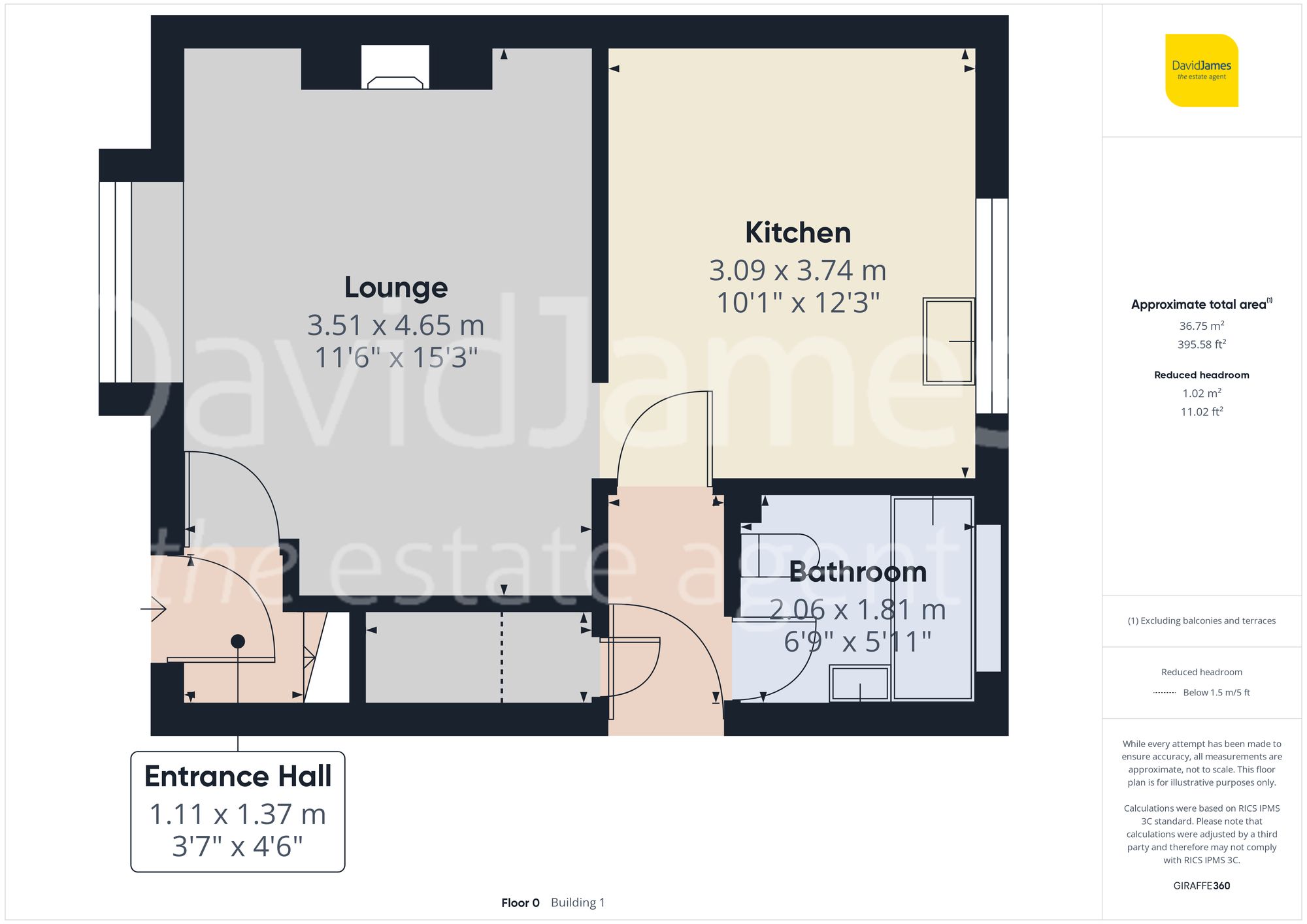 Floorplan for Dale Avenue, Carlton, Nottingham