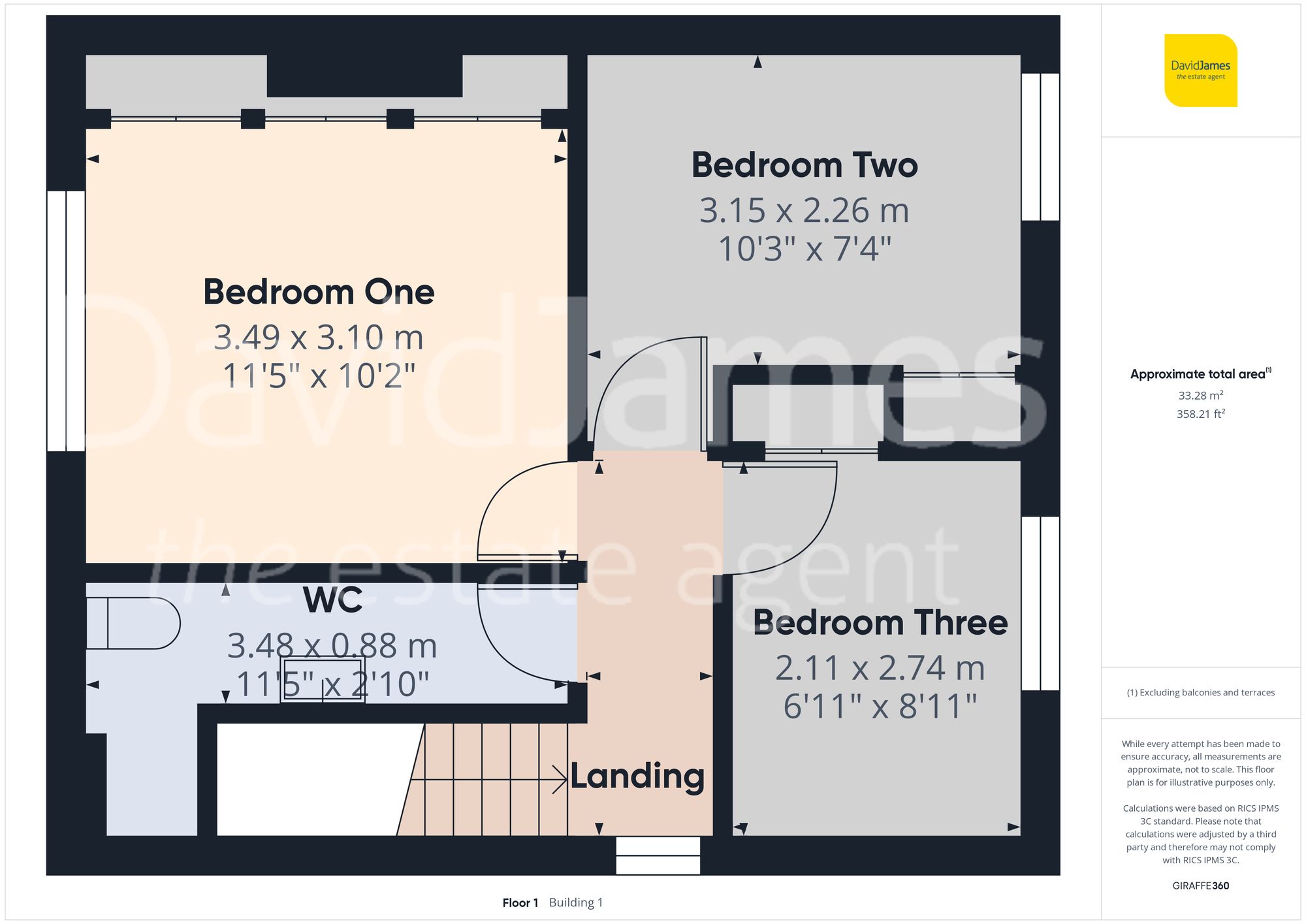 Floorplan for Dale Avenue, Carlton, Nottingham