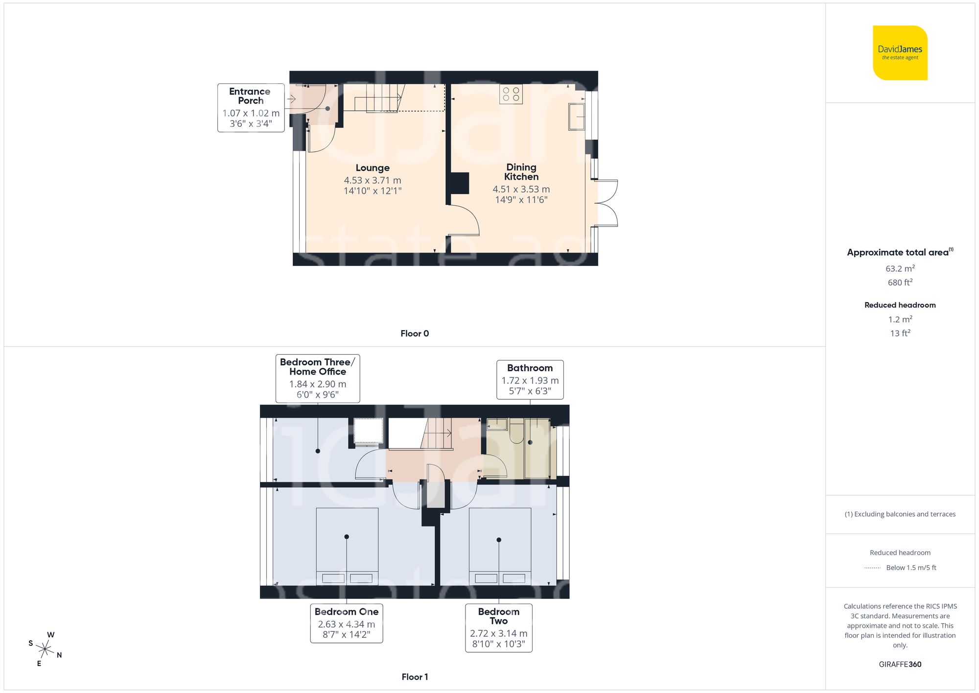 Floorplan for The Beeches, Nottingham